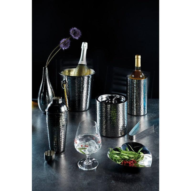 Barcraft Ice Bucket - Hammered Steel - Image 3