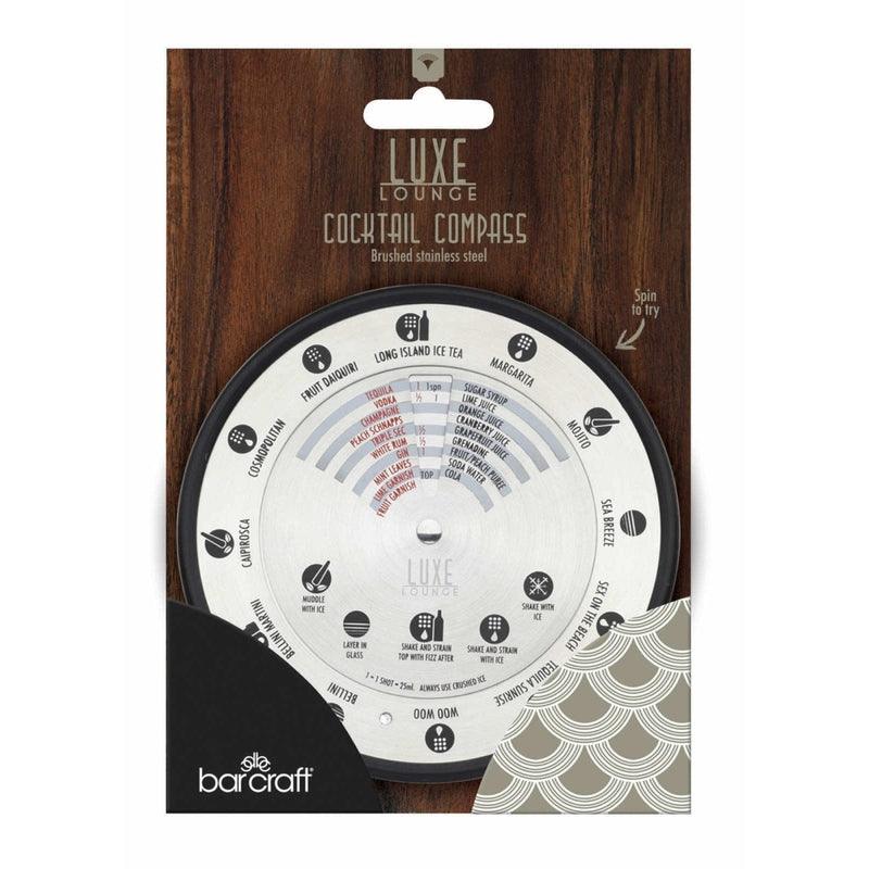Barcraft Luxe Lounge Stainless Steel Cocktail Compass - Image 3