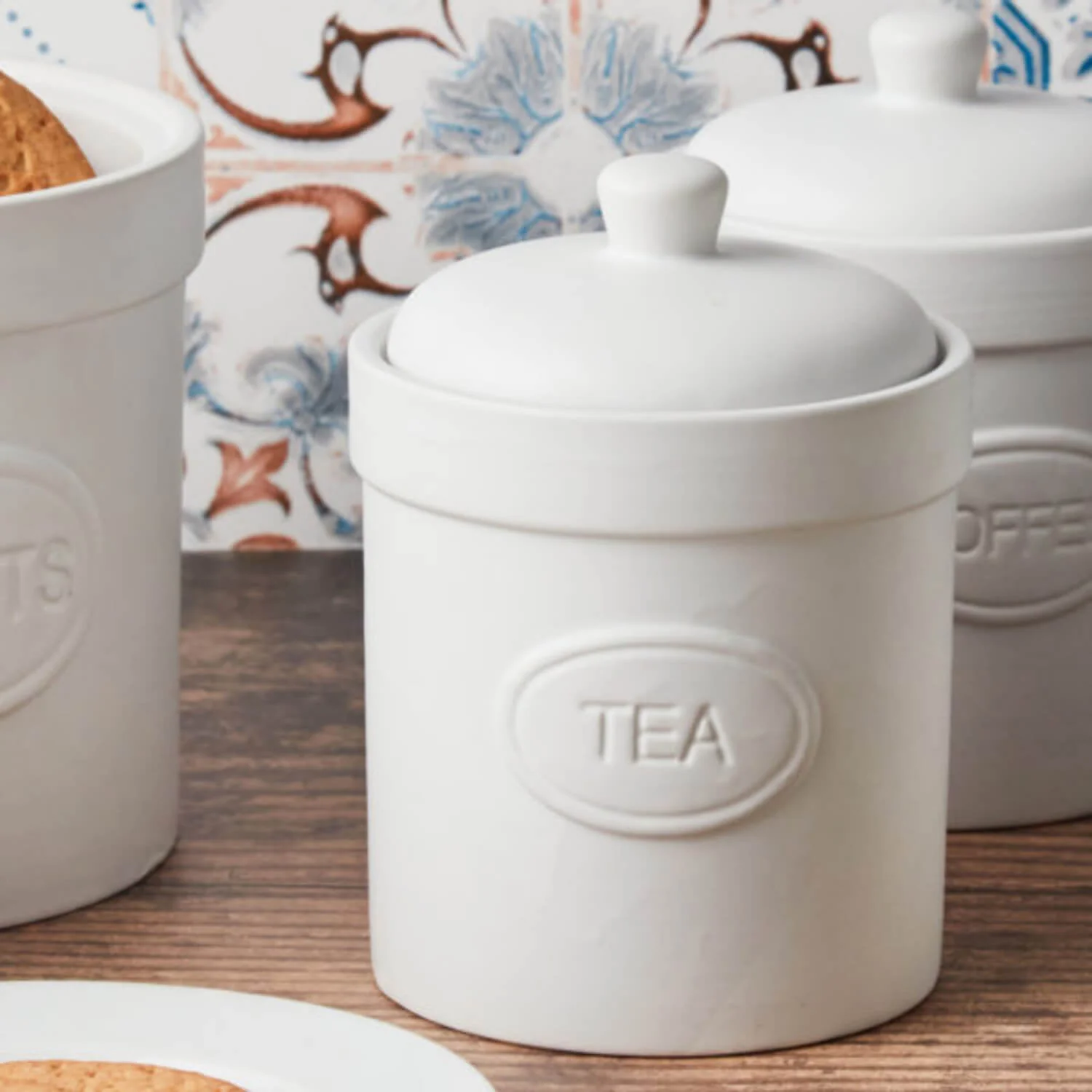 Bia International 3 Piece Canister Set - Matte White - Image 5