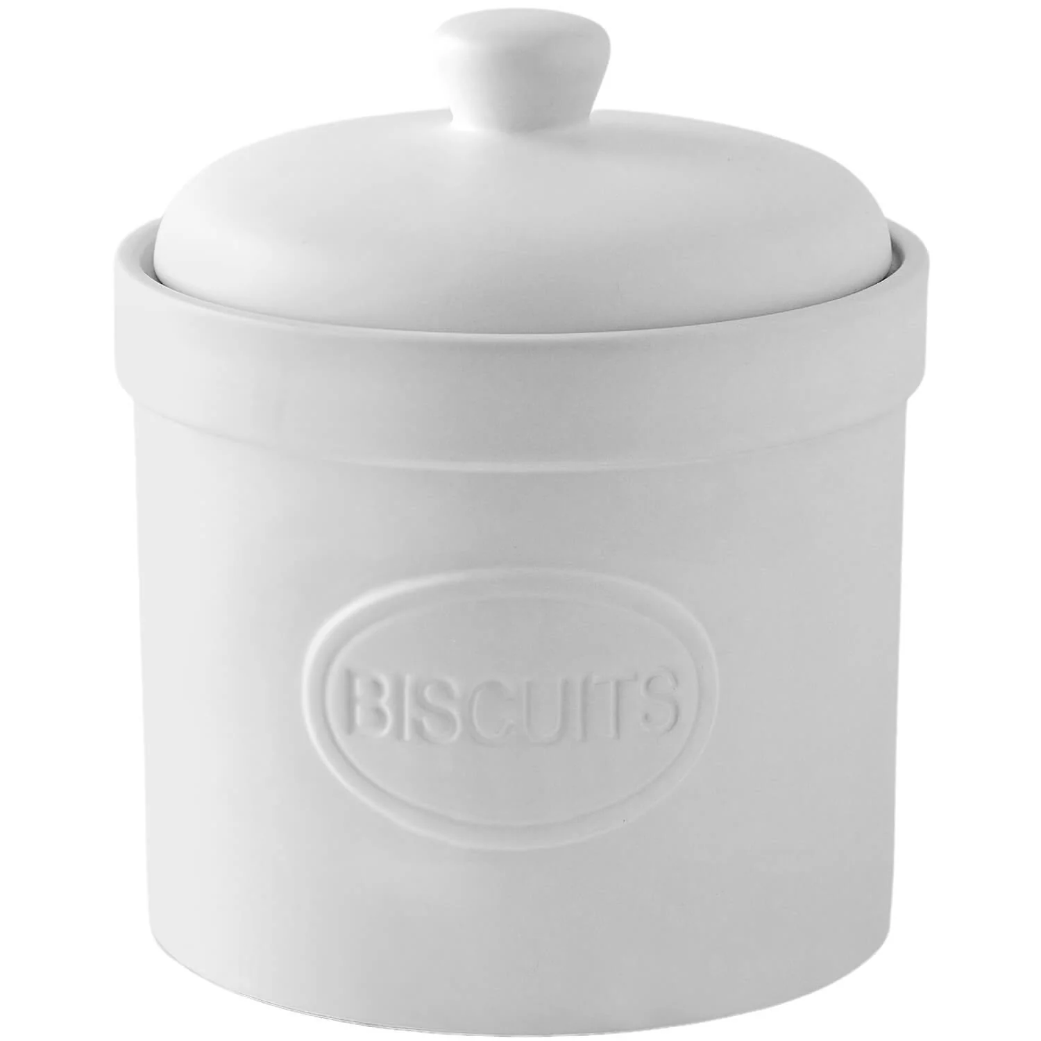Bia International Biscuit Barrel - Matte White