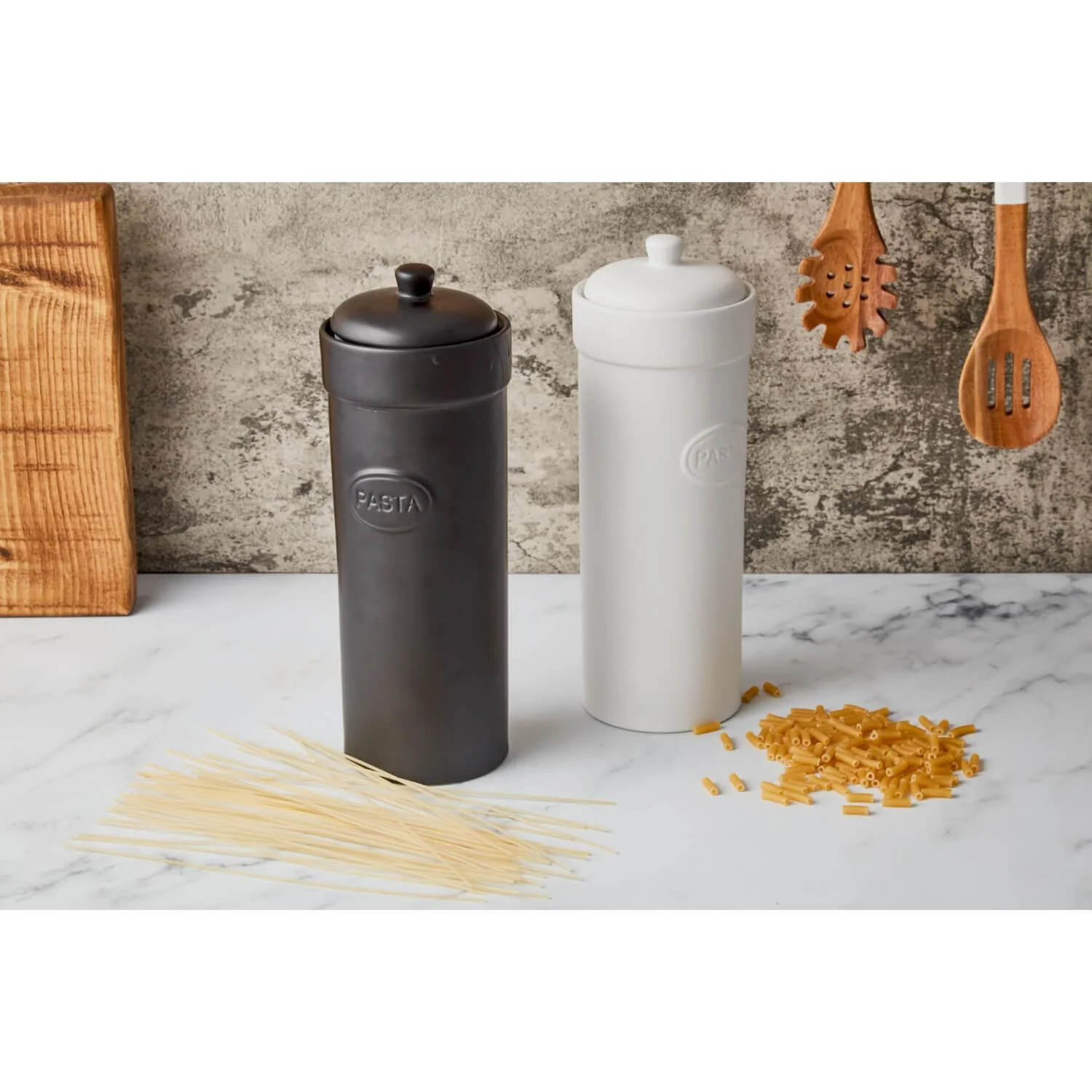 Bia International 4 Piece Canister & Biscuit Barrel Set - Black - Image 3