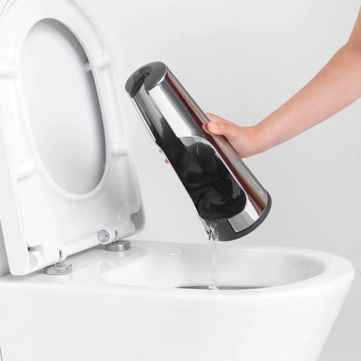 Brabantia Toilet Brush & Holder - Brilliant Steel - Image 5