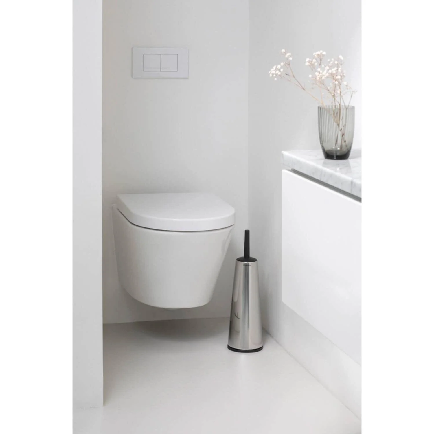 Brabantia Toilet Brush & Holder - Brilliant Steel - Image 6