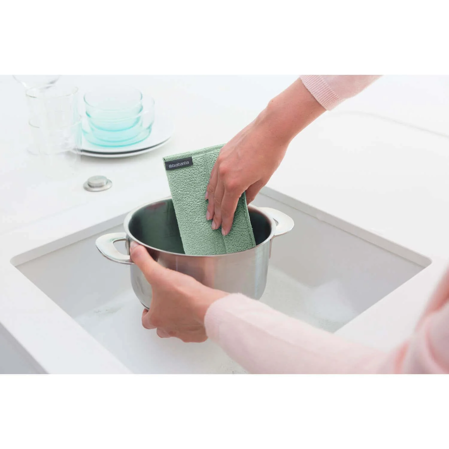 Brabantia Microfibre Cleaning Pads - Set of 3 - Image 4