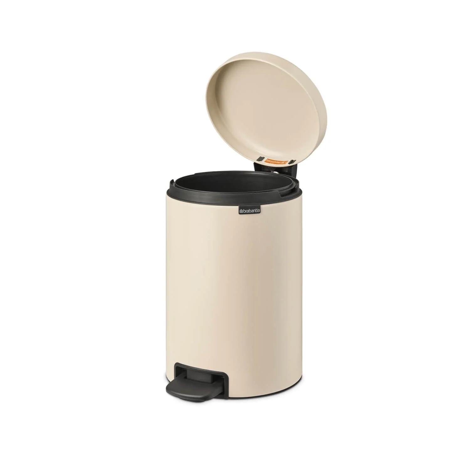 Brabantia NewIcon 12 Litre Pedal Bin - Soft Beige - Image 2