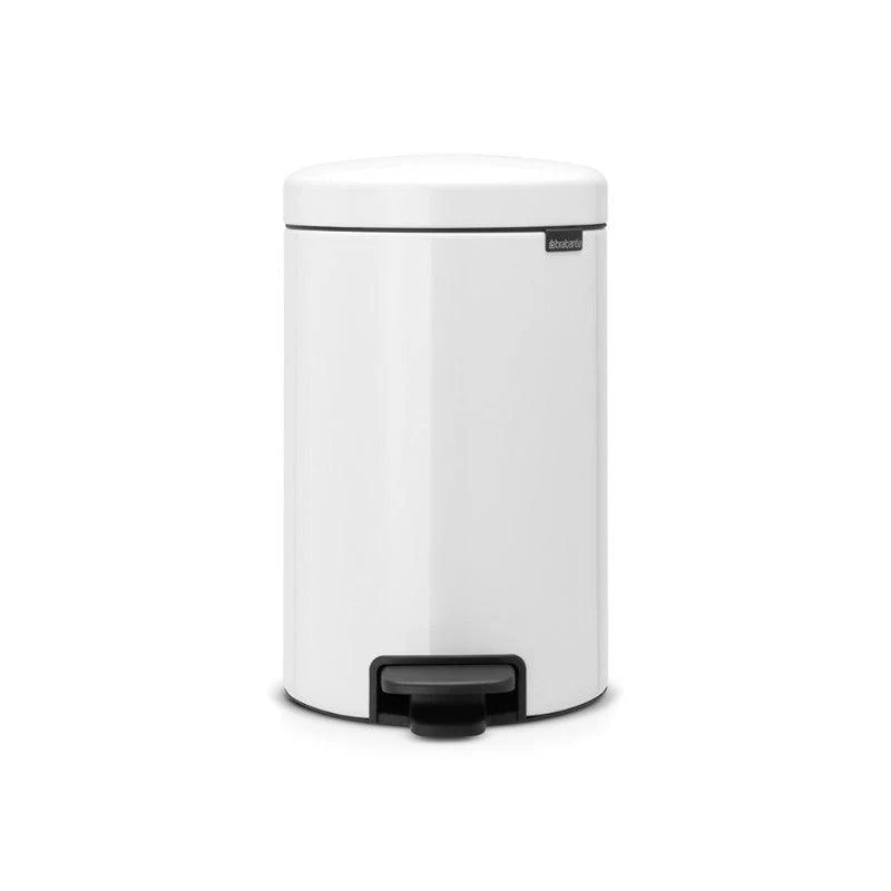 Brabantia NewIcon 12 Litre Pedal Bin - White