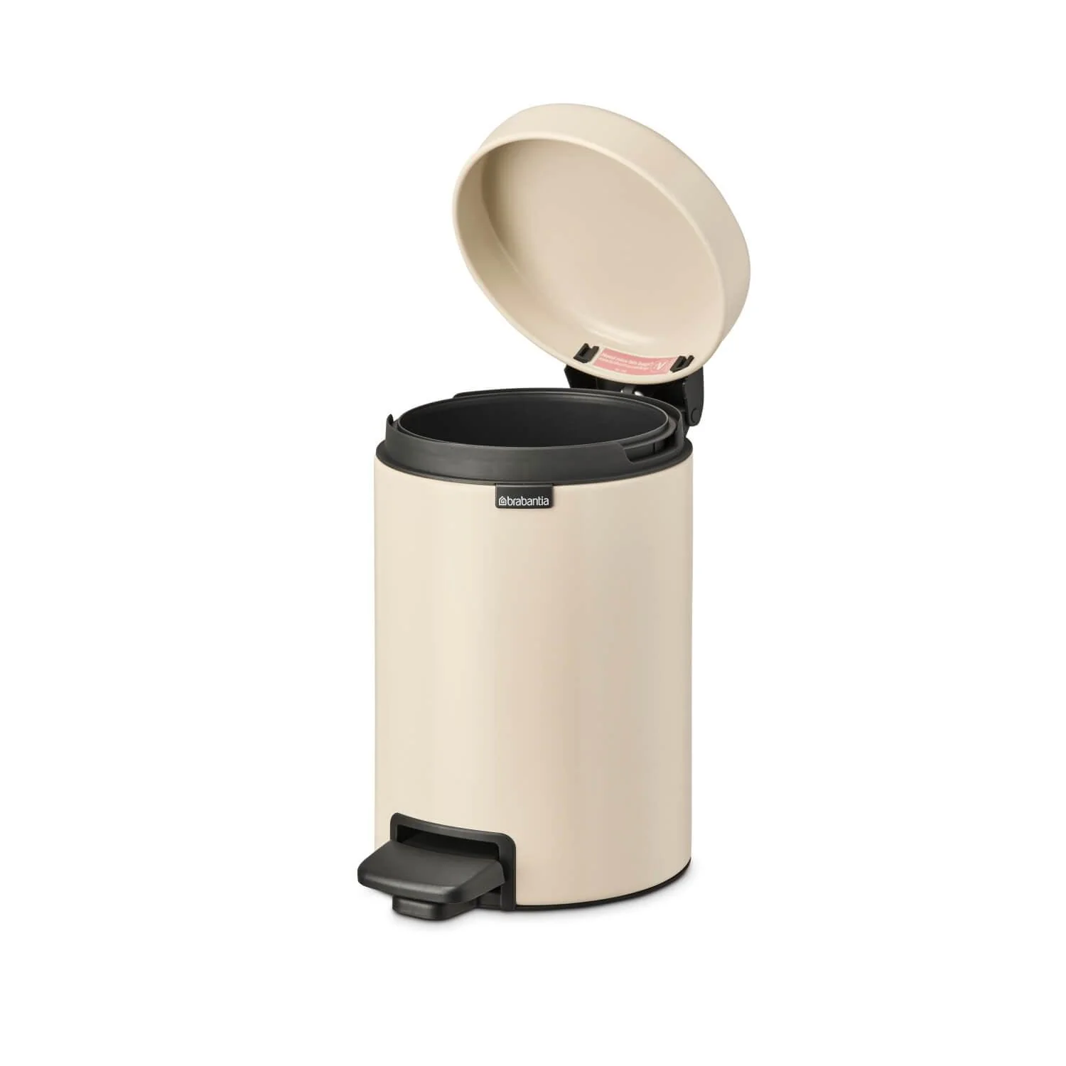 Brabantia NewIcon 3 Litre Pedal Bin - Soft Beige - Image 2