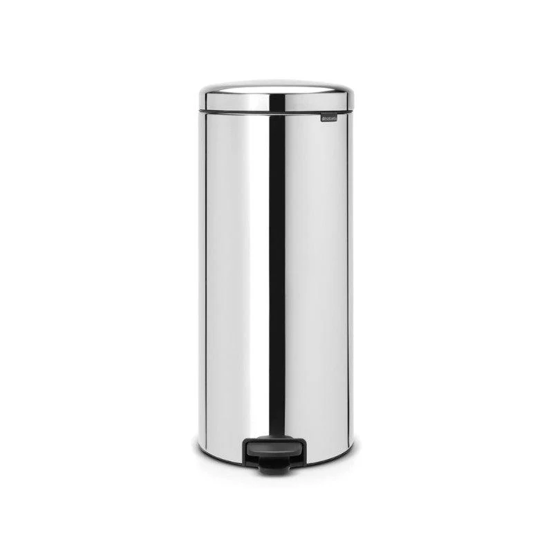 Brabantia NewIcon 30 Litre Pedal Kitchen Bin - Brilliant Steel