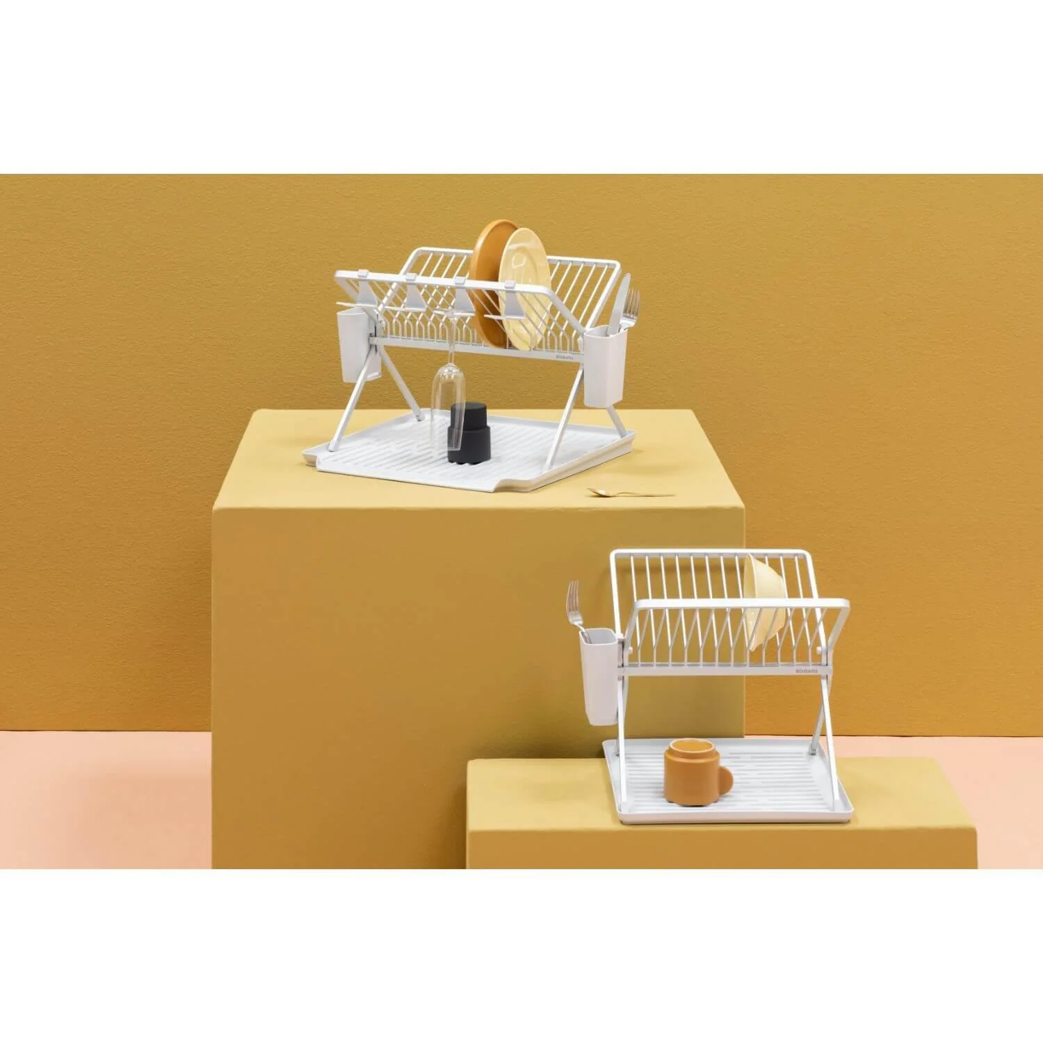 Brabantia SinkSide Light Grey Foldable Dish Rack - Small - Image 10