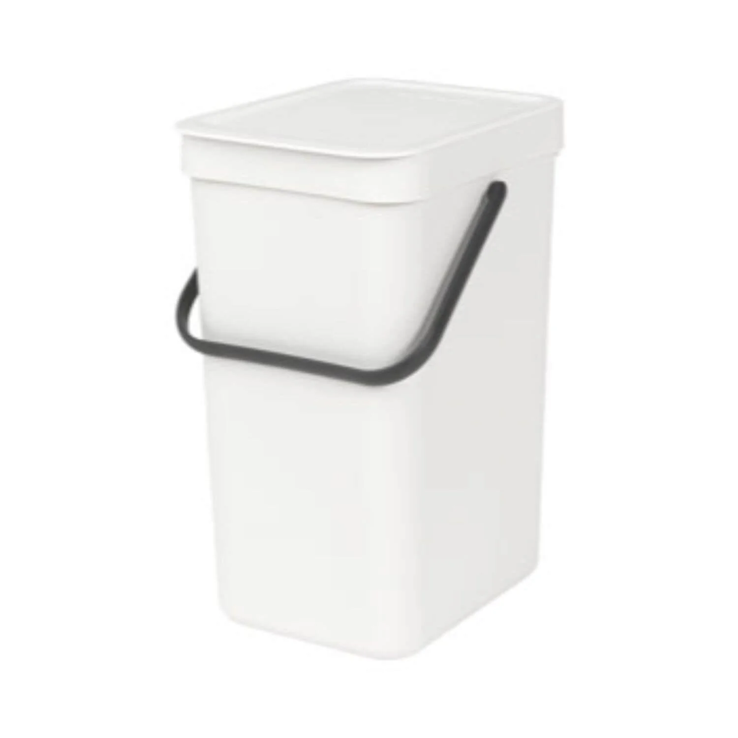 Brabantia Sort & Go 12 Litre Waste Bin - White