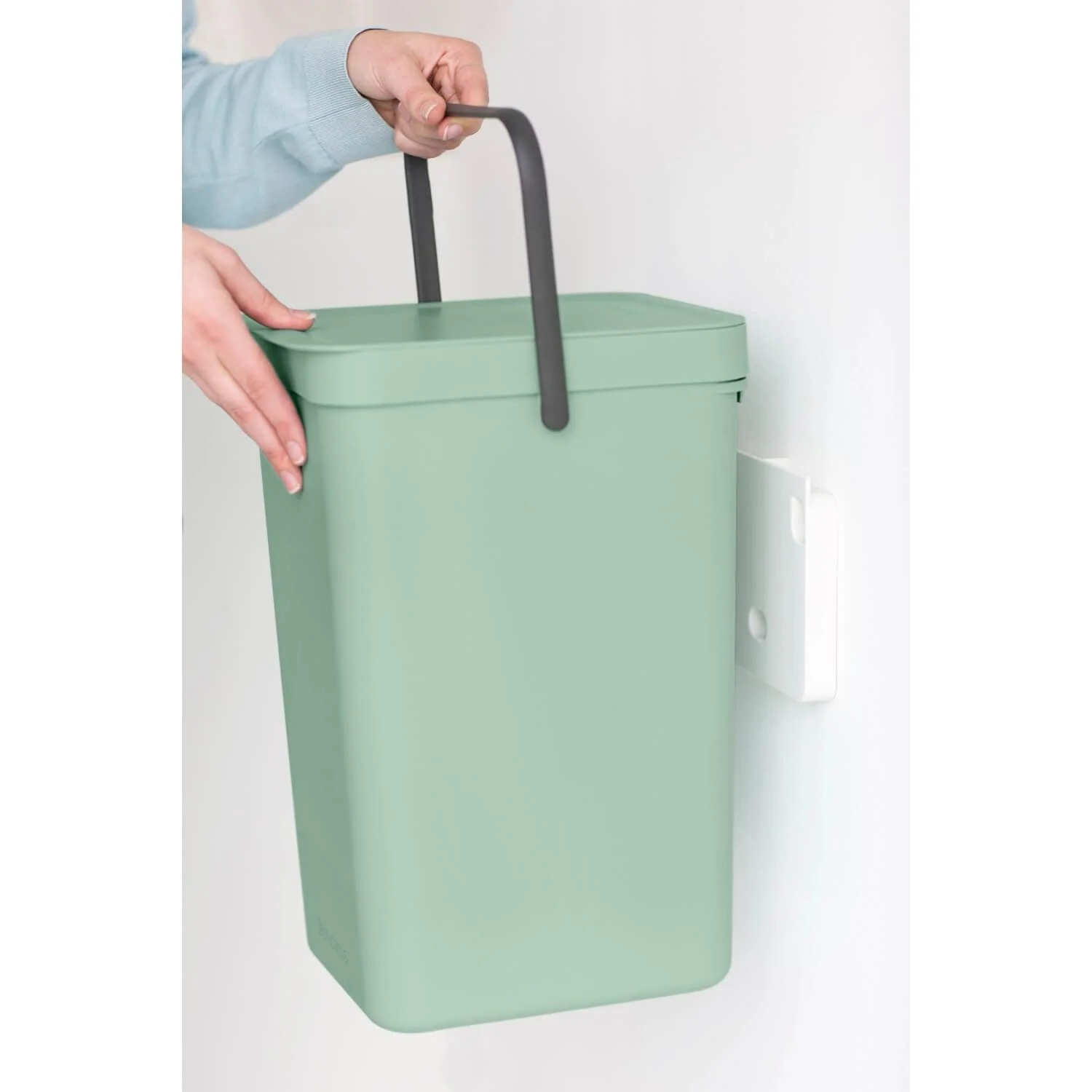 Brabantia Sort & Go 16 Litre Waste Bin - Jade Green - Image 5