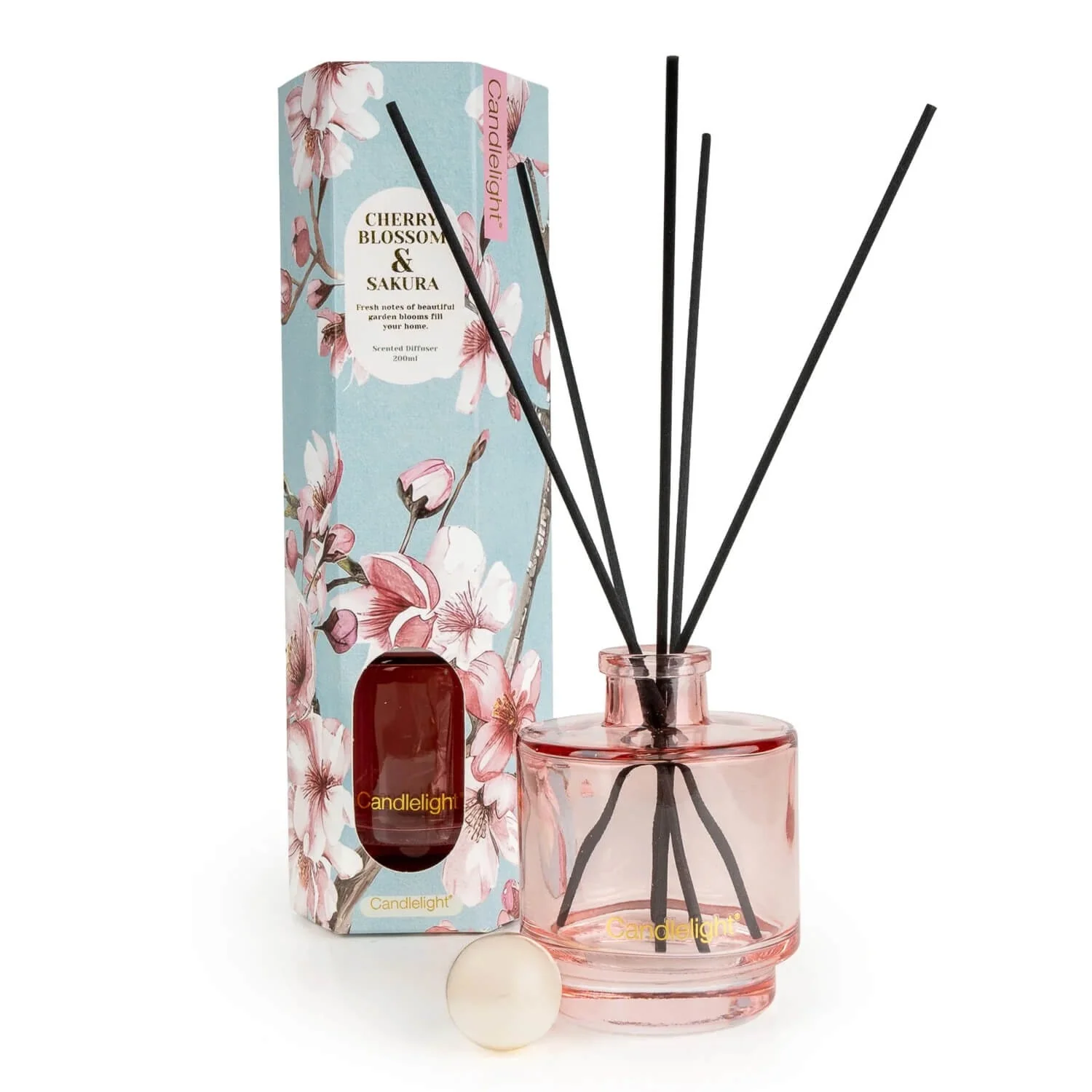 Candlelight 200ml Reed Diffuser - Cherry Blossom & Sakura