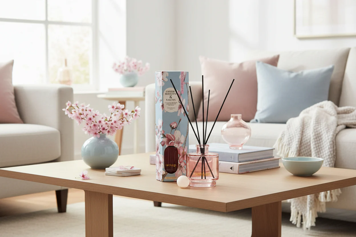 Candlelight 200ml Reed Diffuser - Cherry Blossom & Sakura - Image 4