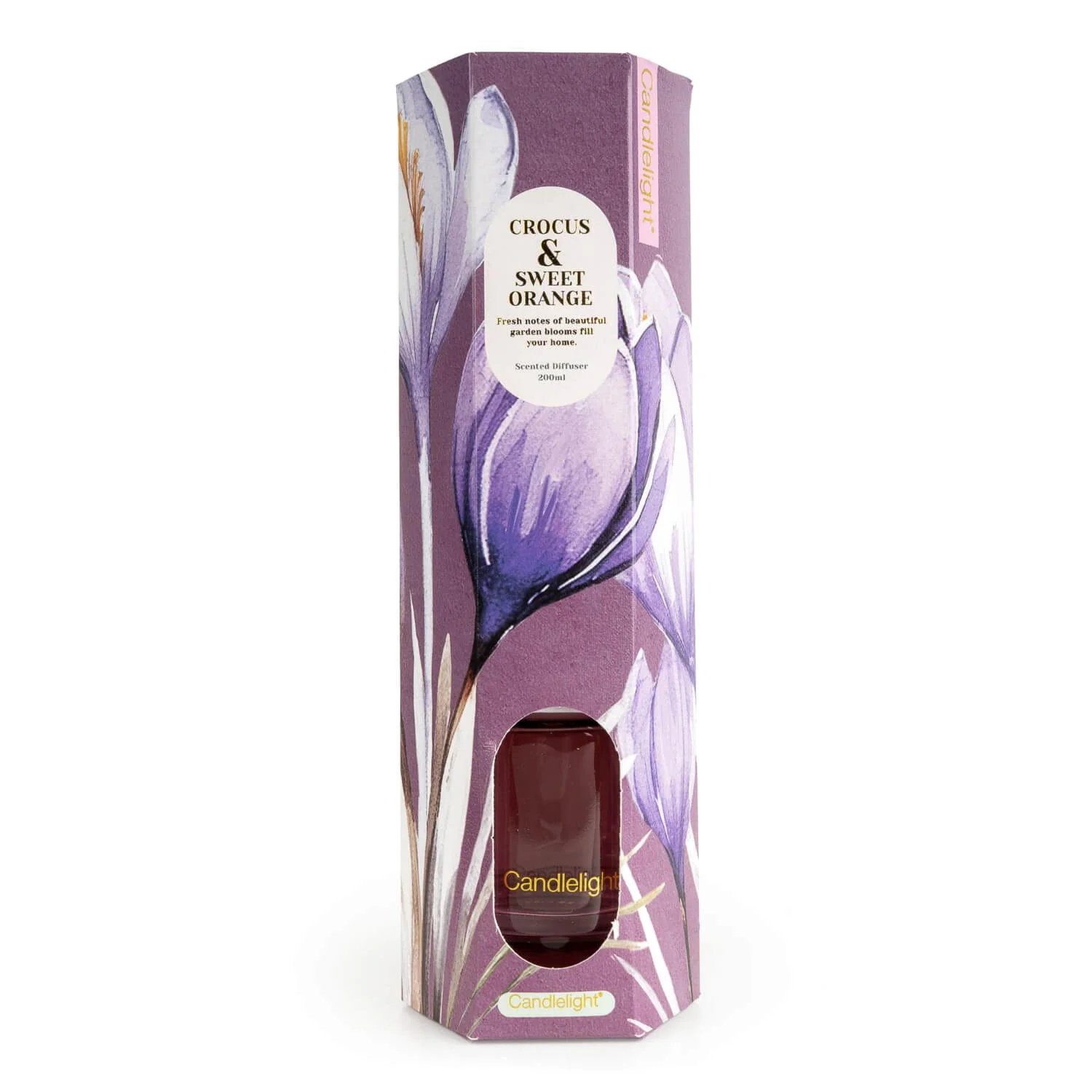 Candlelight 200ml Reed Diffuser - Crocus & Sweet Orange - Image 3