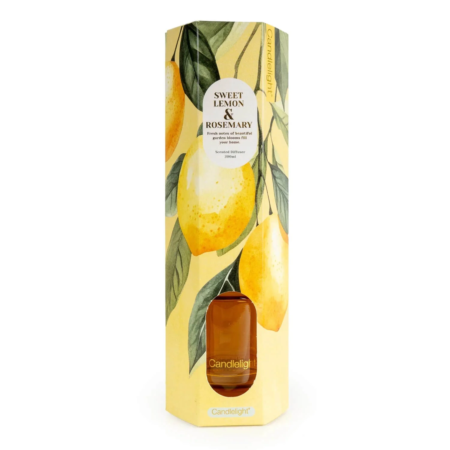 Candlelight 200ml Reed Diffuser - Sweet Lemon & Rosemary - Image 3