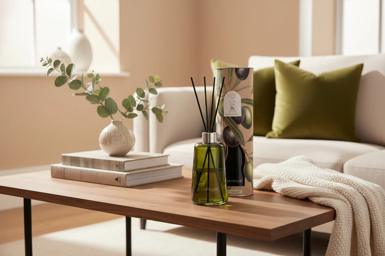 Candlelight 300ml Reed Diffuser - Olive Vine & Thyme - Image 4