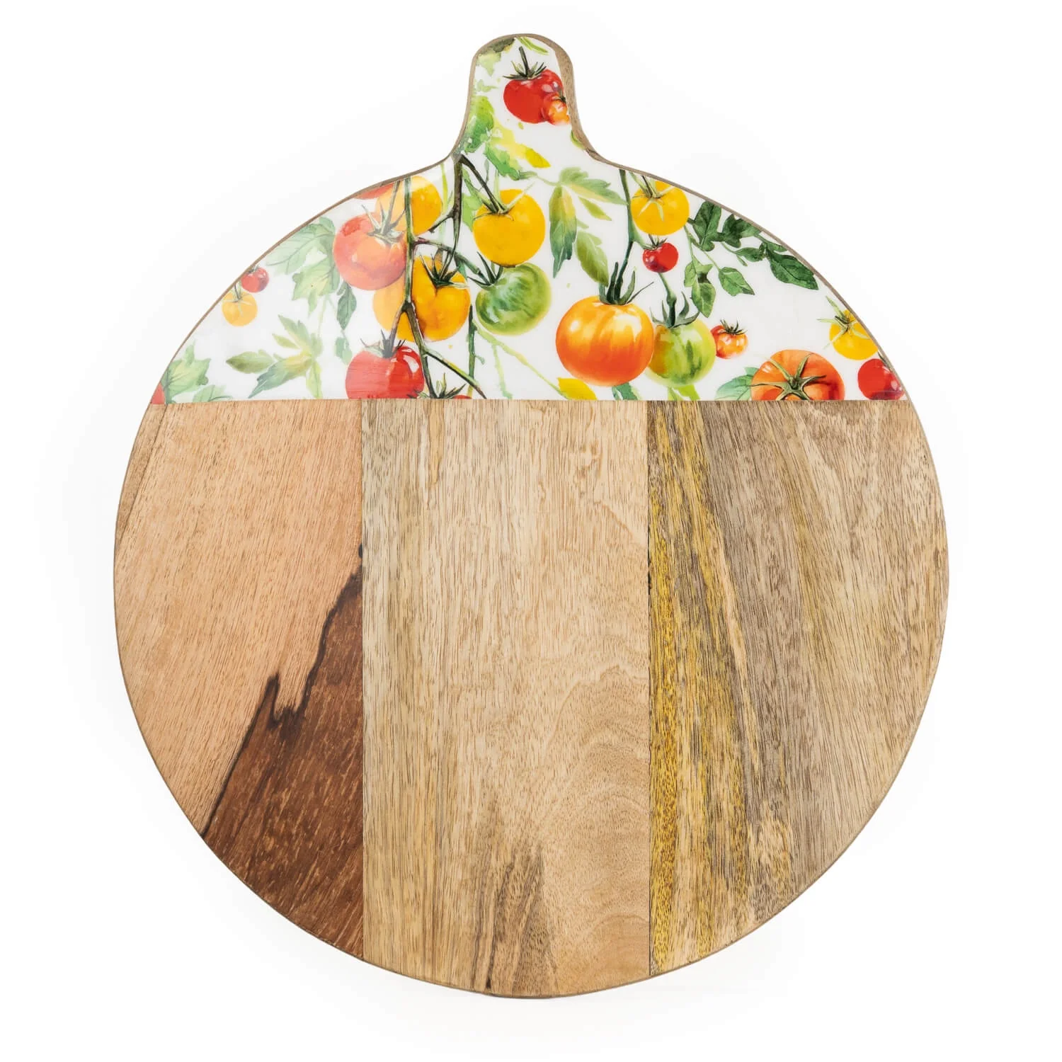 Candlelight Mango Wood Pizza Board - Tomato