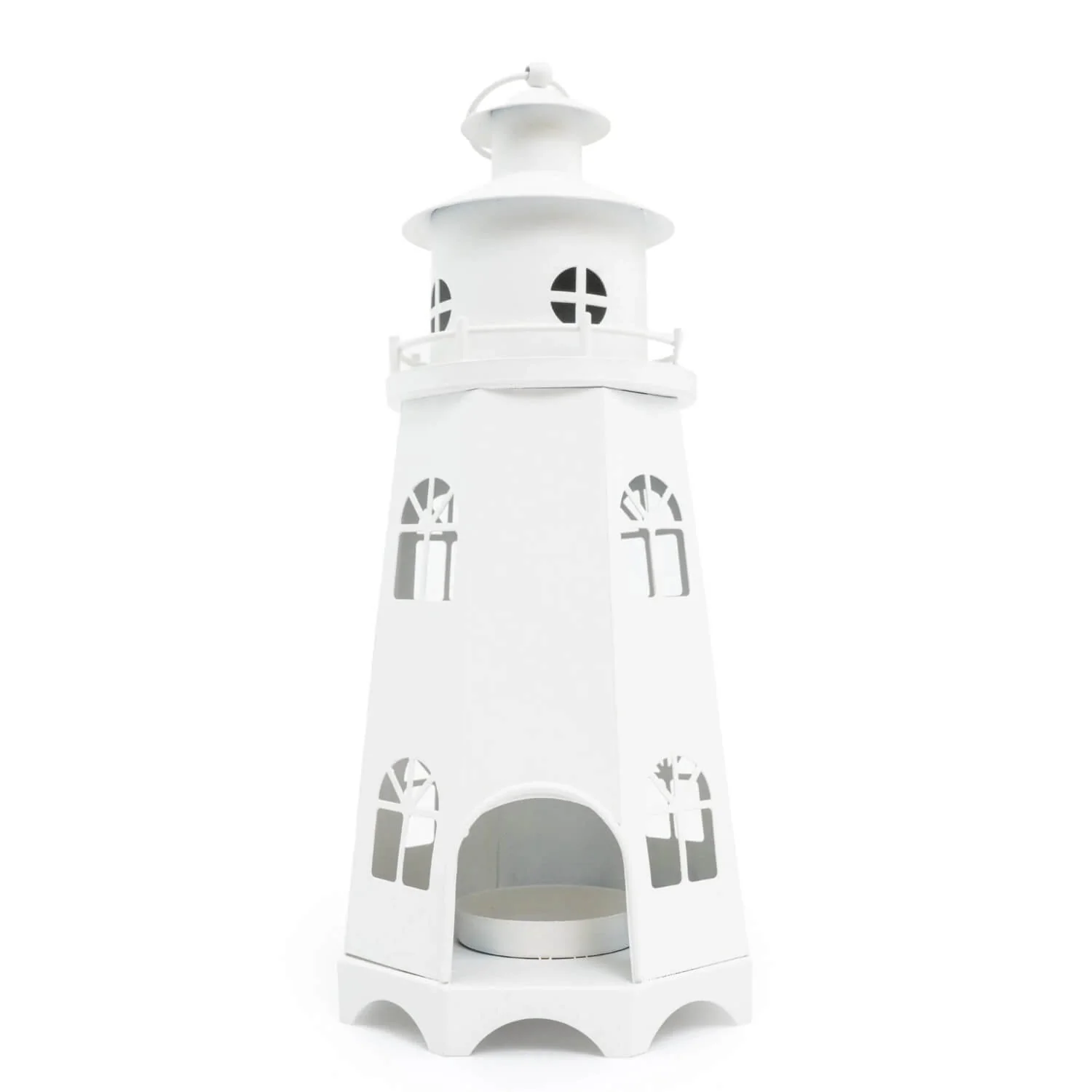Candlelight Lighthouse Lantern - Matt White