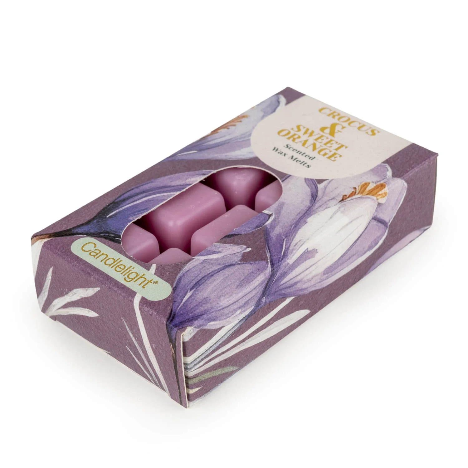 Candlelight Scented Wax Melts - Crocus & Sweet Orange - Image 2