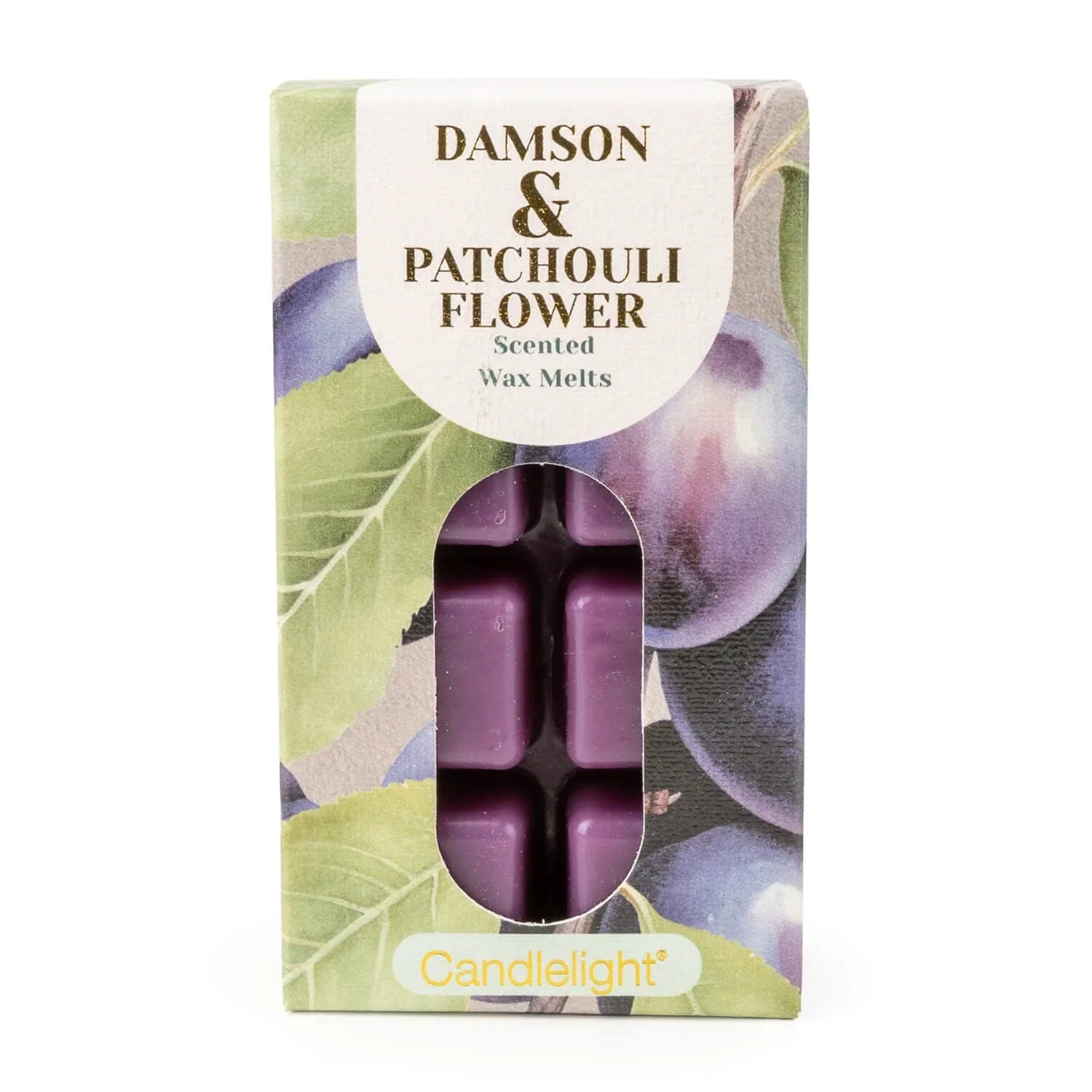 Candlelight Scented Wax Melts - Damson & Patchouli Flower