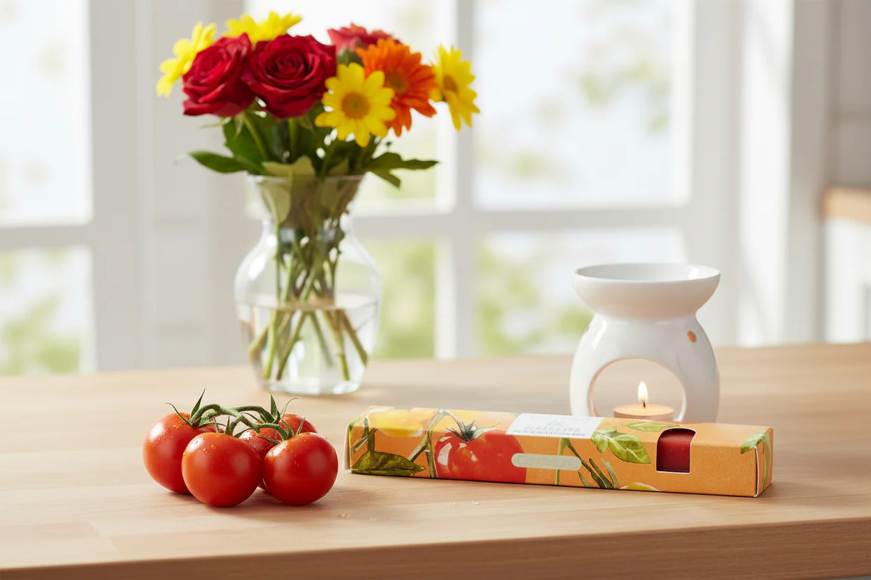Candlelight Scented Wax Melts - Vine Tomato & Cedarwood - Image 4