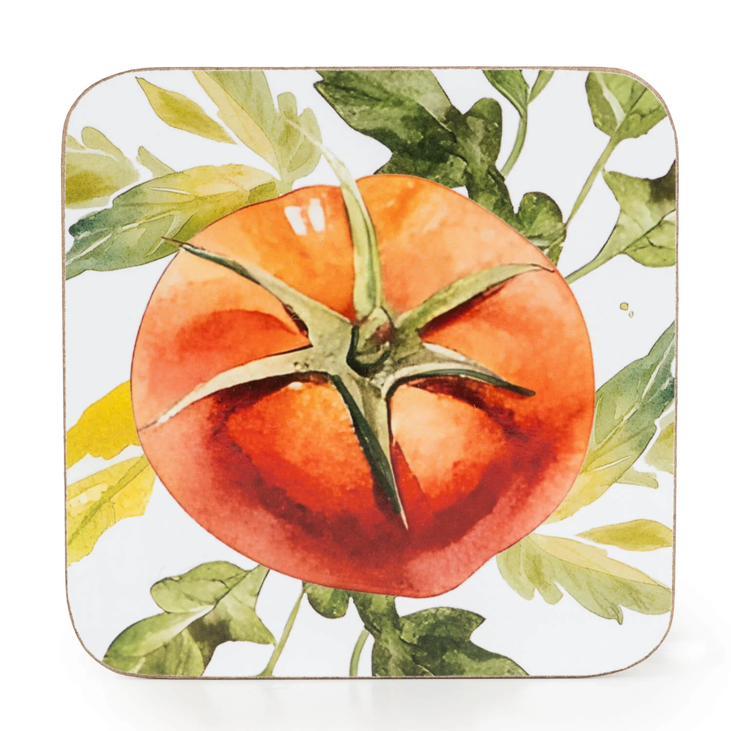 Candlelight Set Of 4 Coasters - Tomato - Image 2