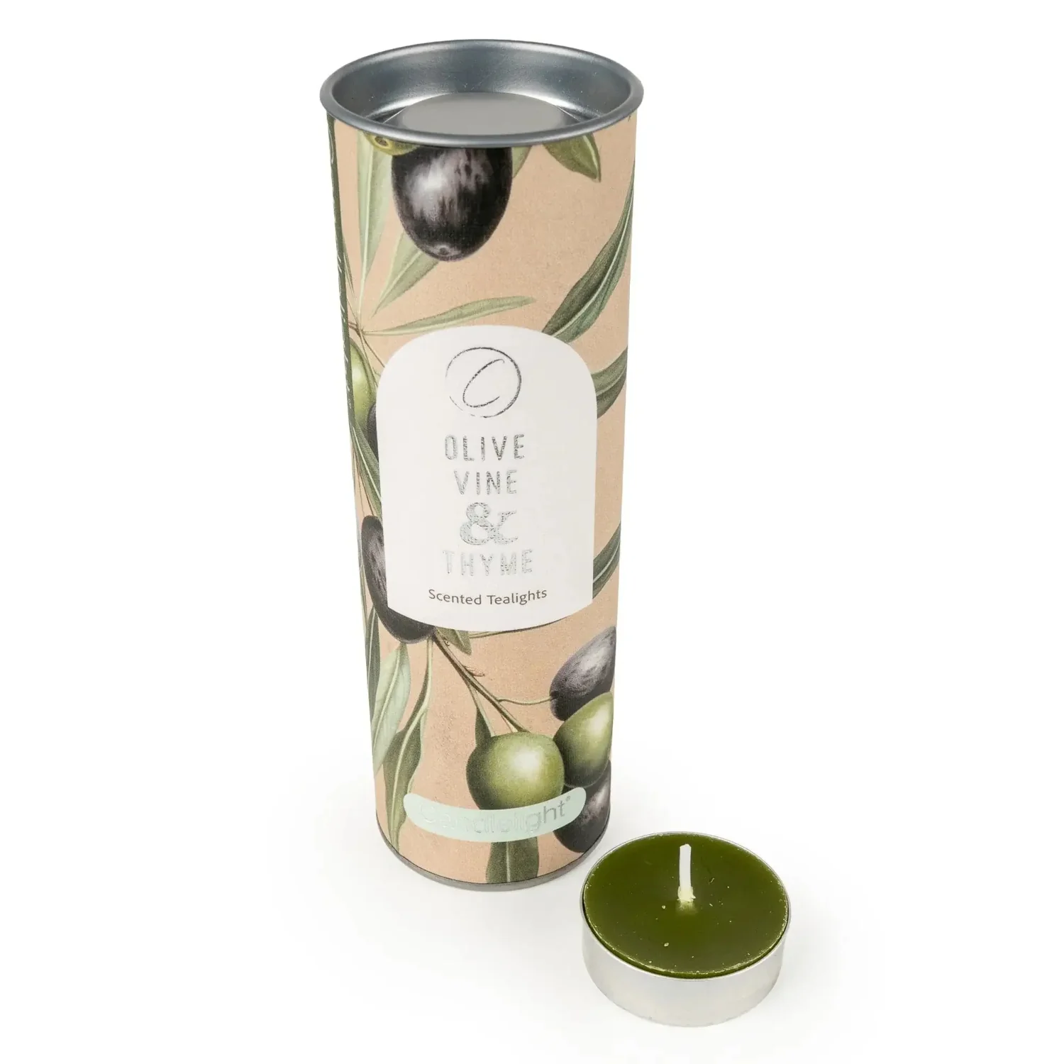 Candlelight Set Of 9 Scented Tealights - Olive Vine & Thyme - Image 2