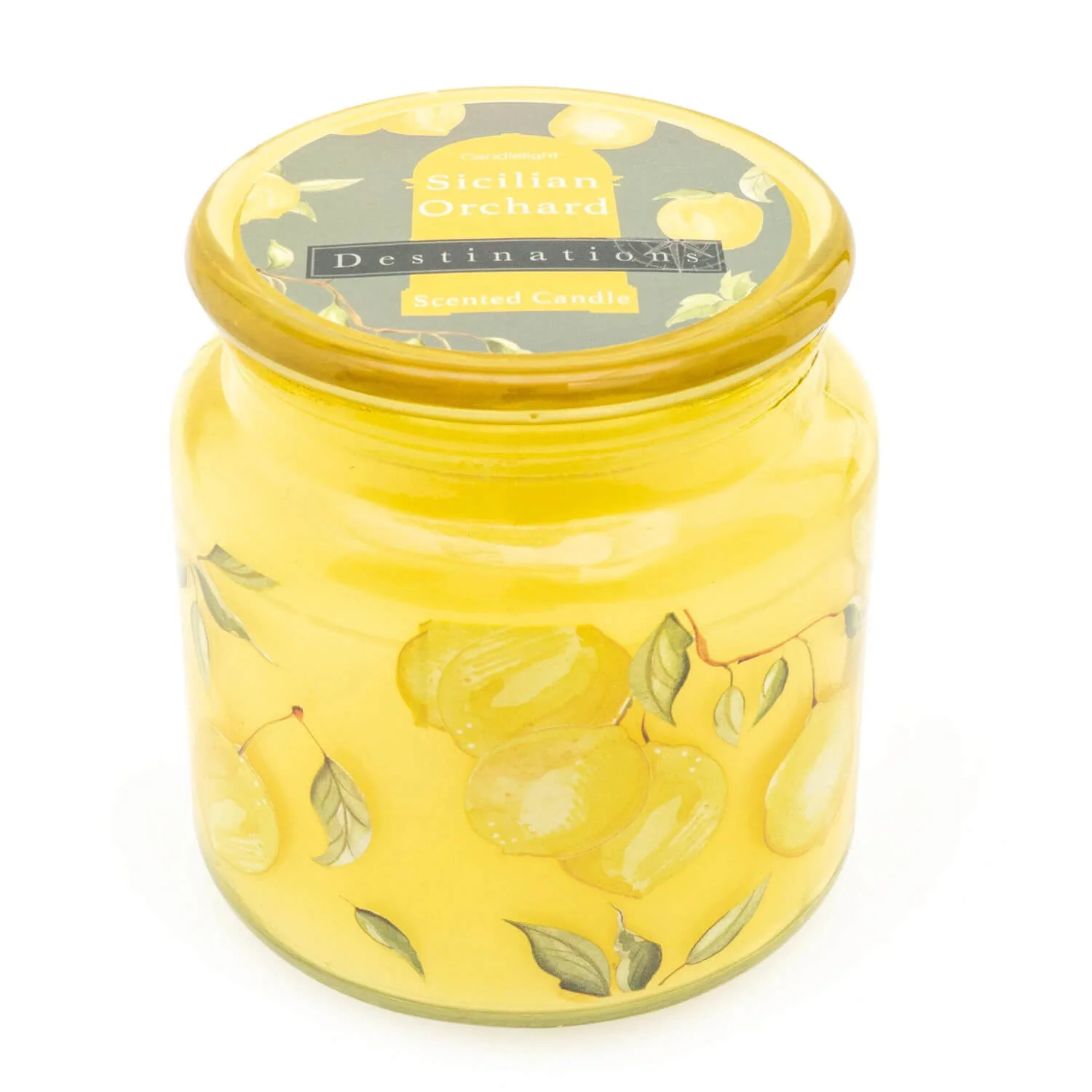 Candlelight Sicilian Orchard Scented Candle Jar - Lemon Grove - Image 3
