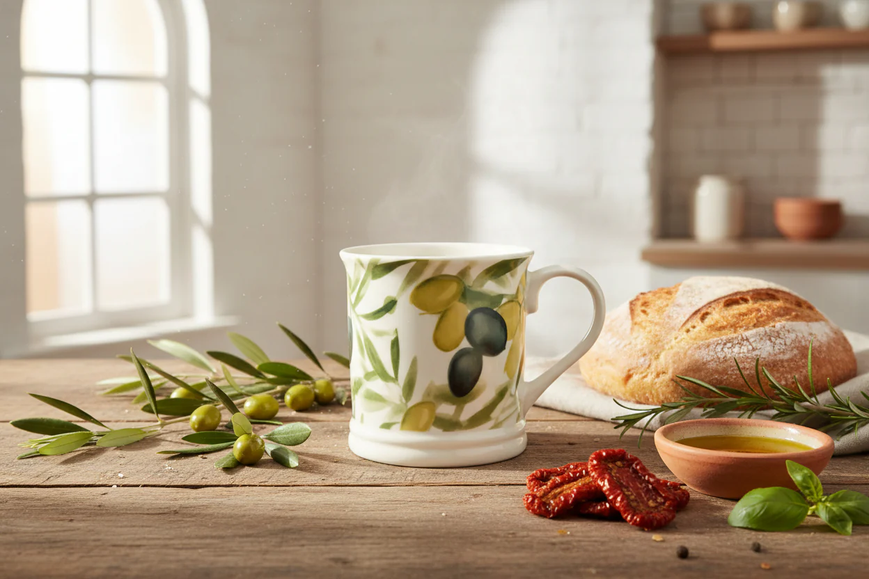 Candlelight Tankard Mug - Olives - Image 2