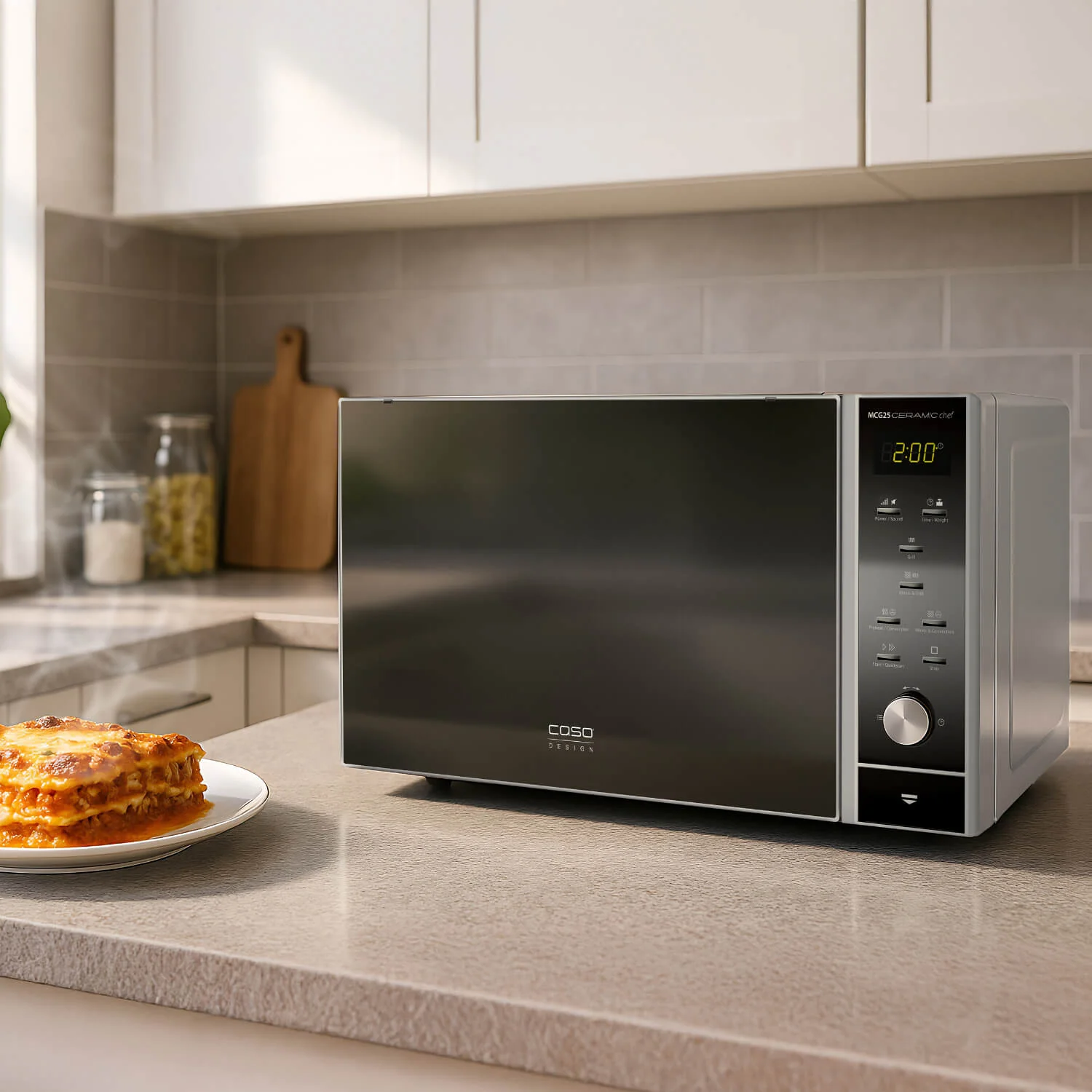 Caso Design MCG25 Ceramic Chef 3-in-1 Microwave - Image 7