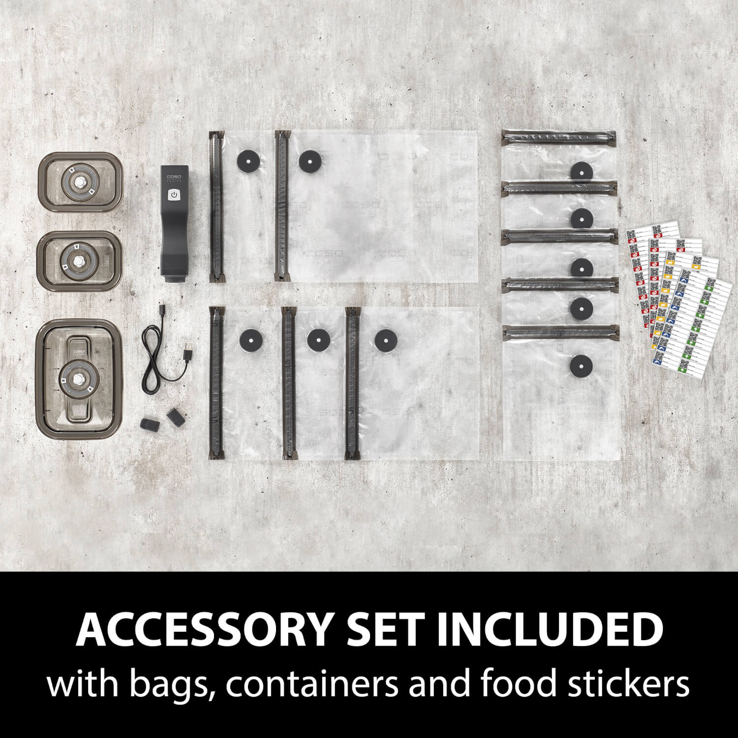 Caso Design OneTouch Vacuum Sealer Set - Image 7