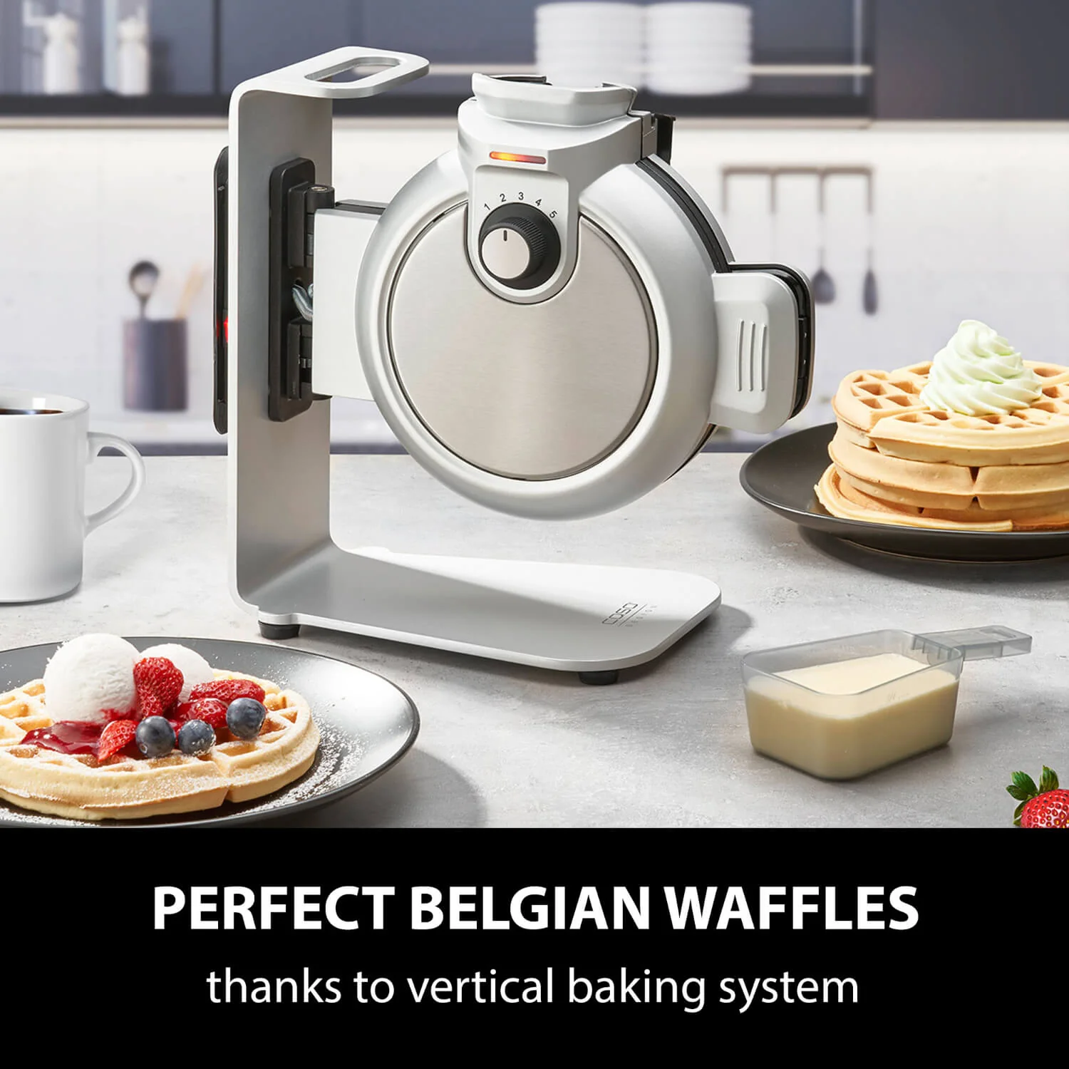 Caso Design WaffleUp Belgian Waffle Maker - Image 6