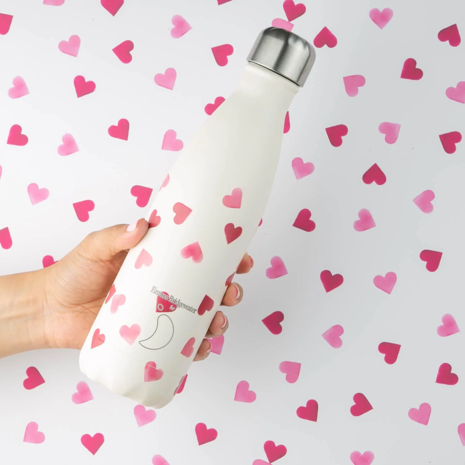 Chilly's Emma Bridgewater 500ml Reusable Water Bottle - Hearts - Image 2