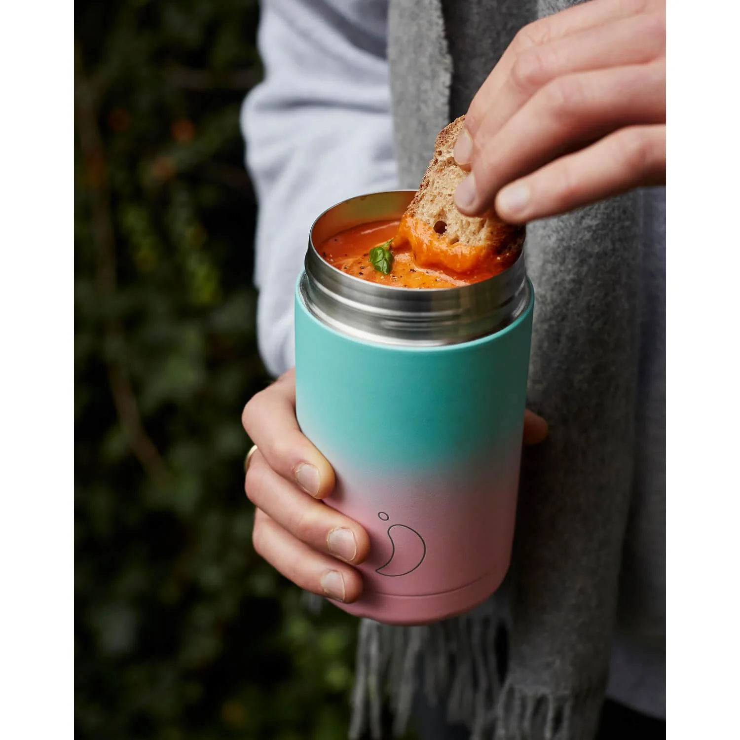 Chilly's 500ml Food Pot - Matte Blue - Image 4