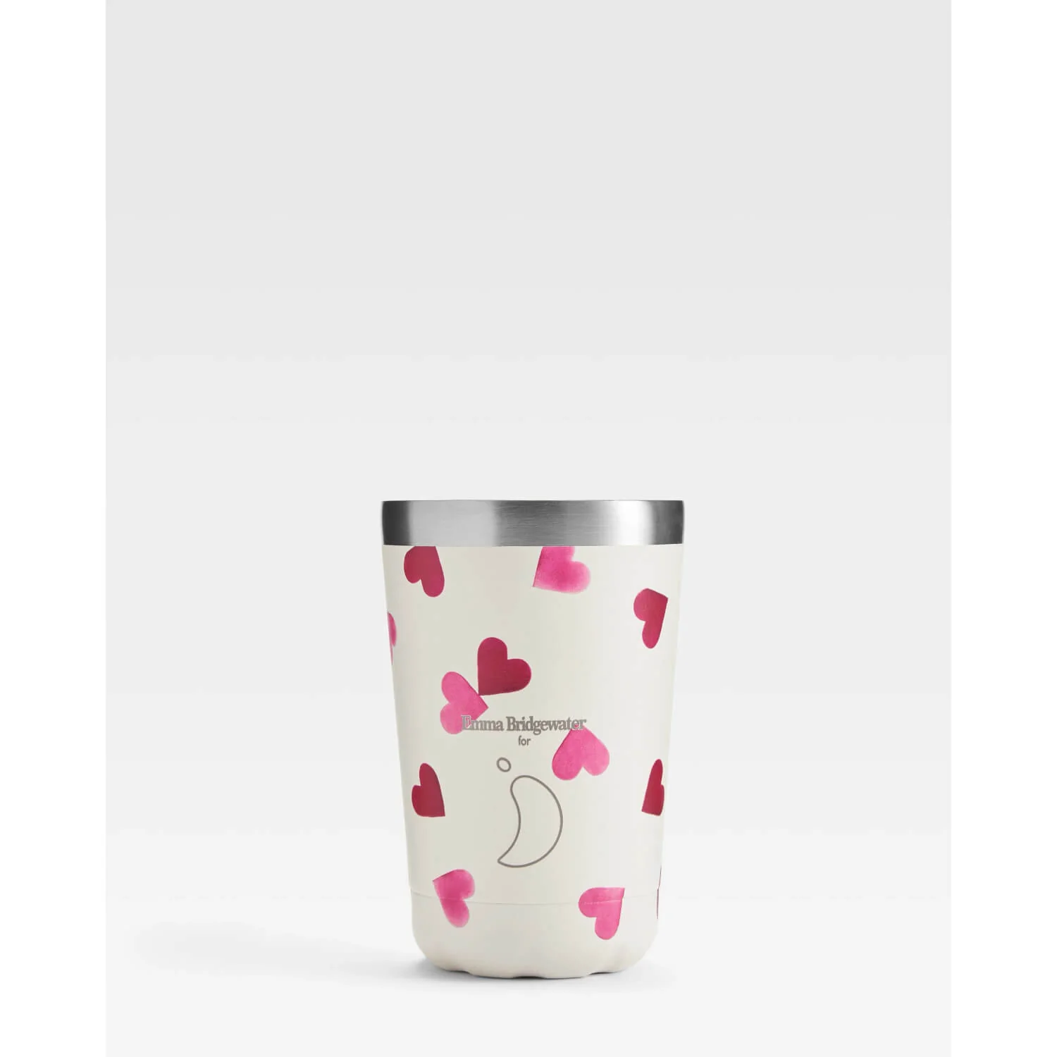 Chilly's Emma Bridgewater 340ml Coffee Cup - Pink Hearts - Image 3