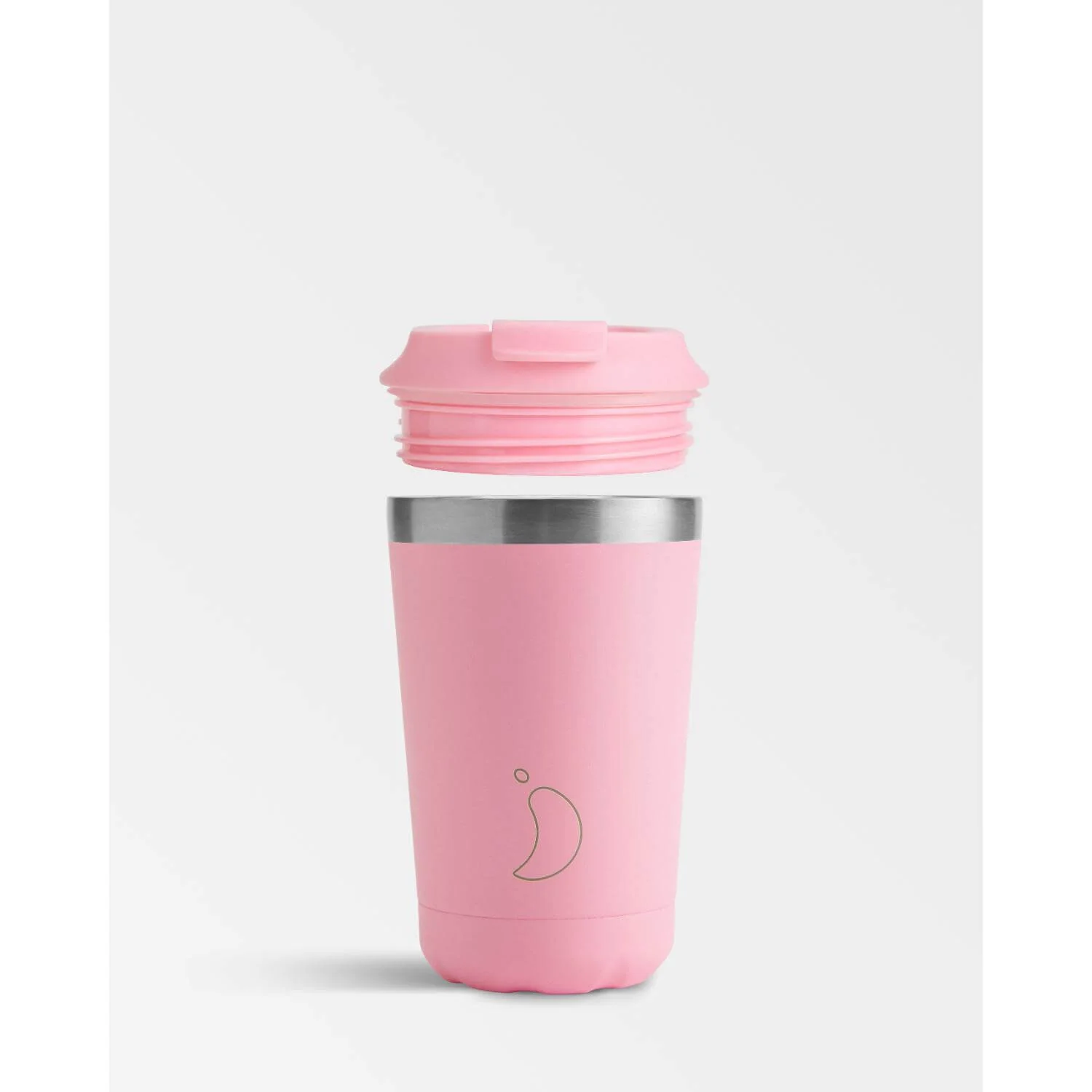 Chilly's Original 340ml Coffee Cup - Pastel Pink - Image 2