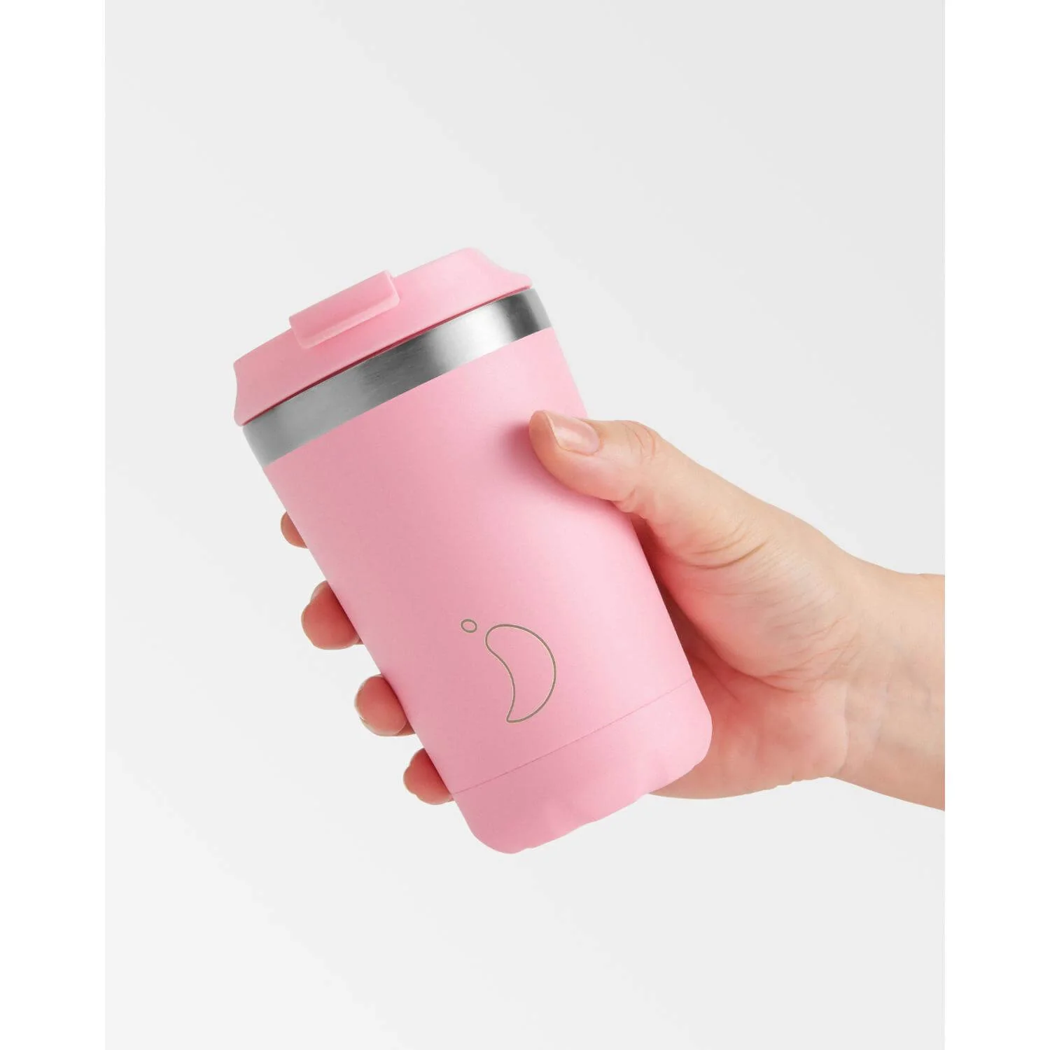Chilly's Original 340ml Coffee Cup - Pastel Pink - Image 5