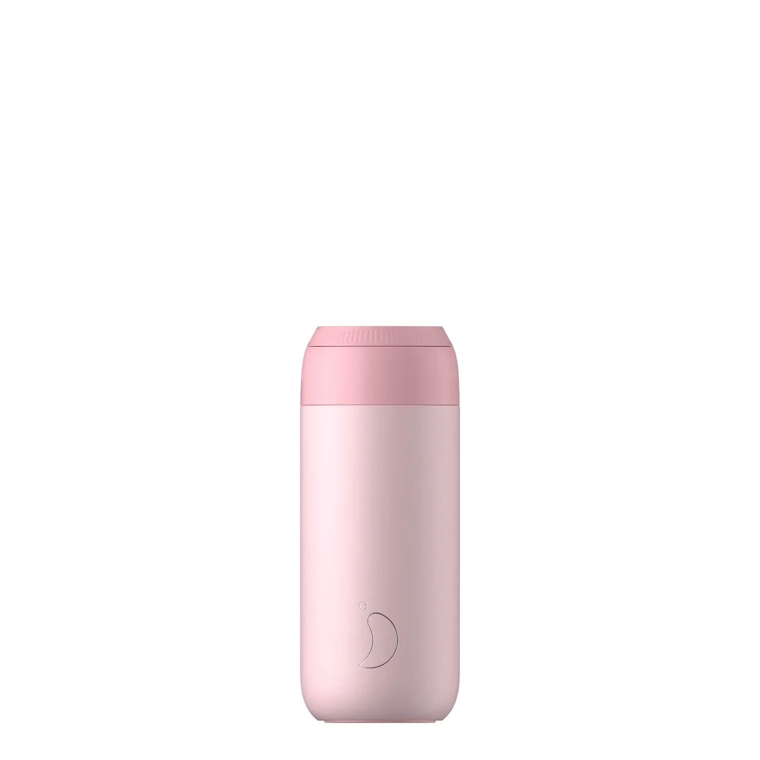 Chilly's Series 2 Reusable Water Bottle, Coffee Cup & Cleaning Brush Set - Blush Pink - Image 3