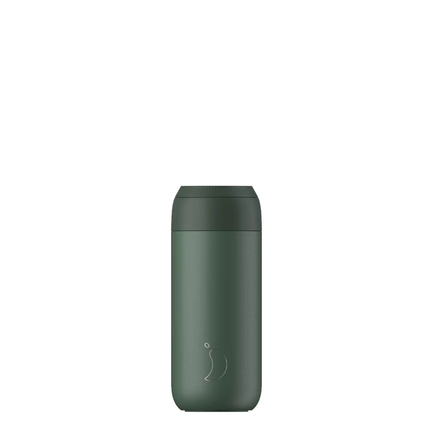 Chilly's Series 2 Reusable Water Bottle, Coffee Cup & Cleaning Brush Set - Pine Green - Image 3