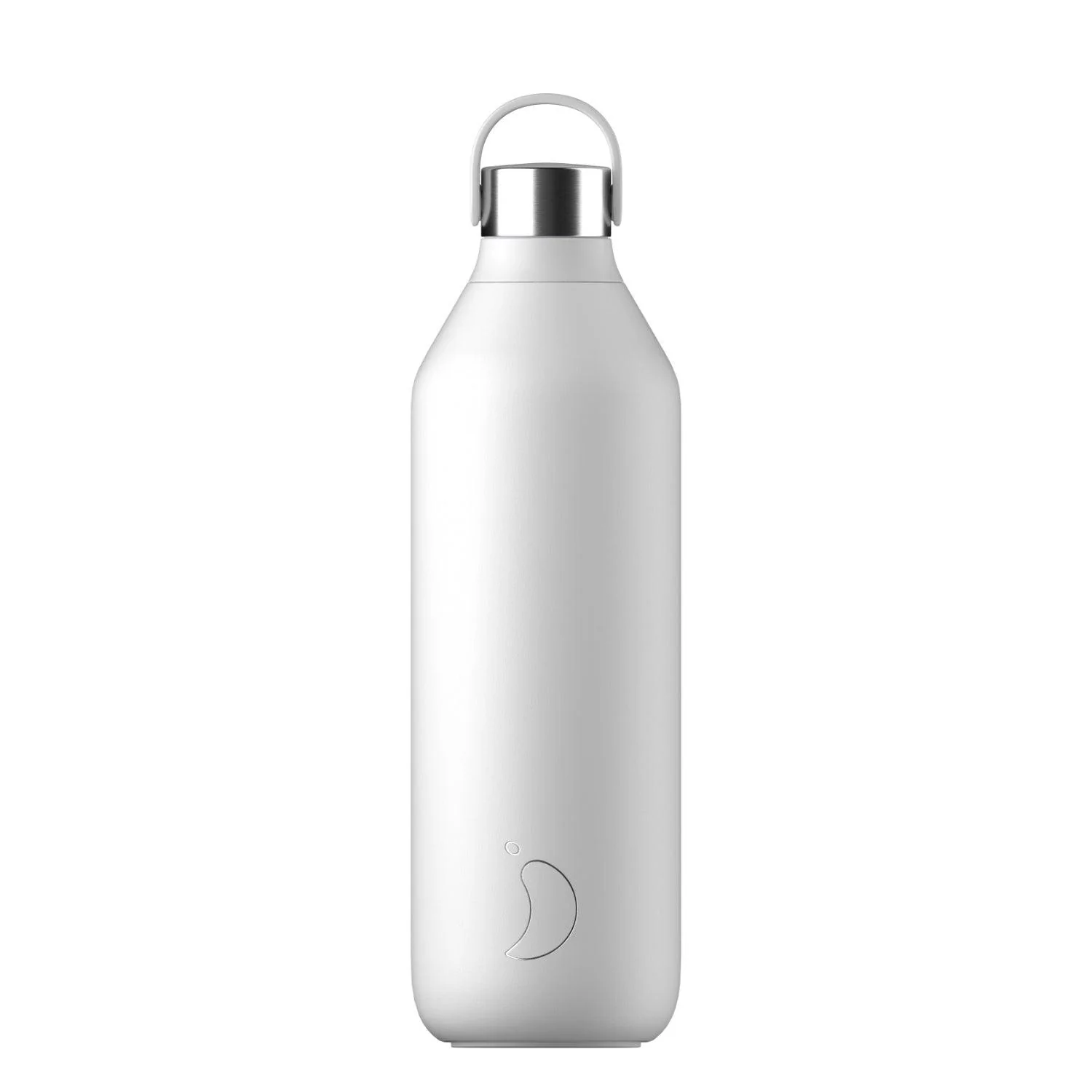 Chilly's Series 2 1 Litre Reusable Water Bottle & 50cl Coffee Cup Set - Arctic White - Image 2