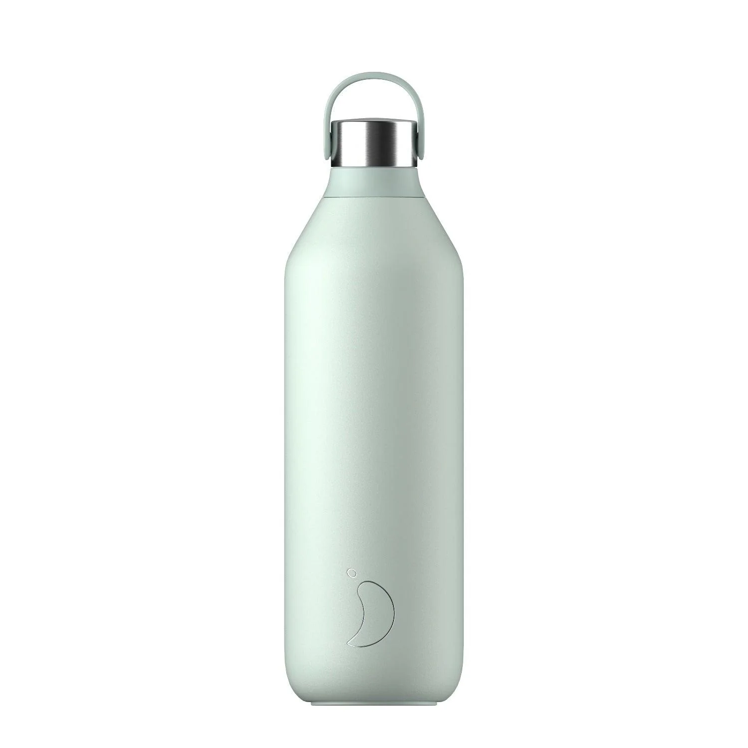 Chilly's Series 2 1 Litre Reusable Water Bottle & 50cl Coffee Cup Set - Lichen Green - Image 2