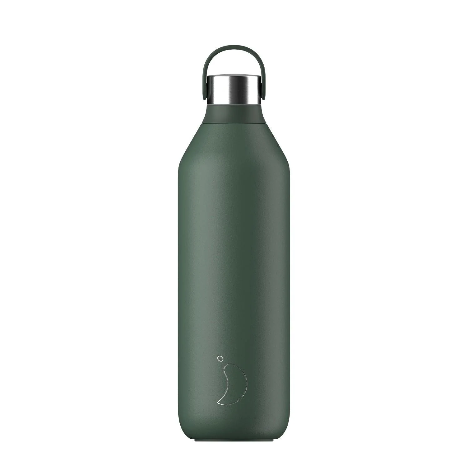 Chilly's Series 2 1 Litre Reusable Water Bottle - Pine Green
