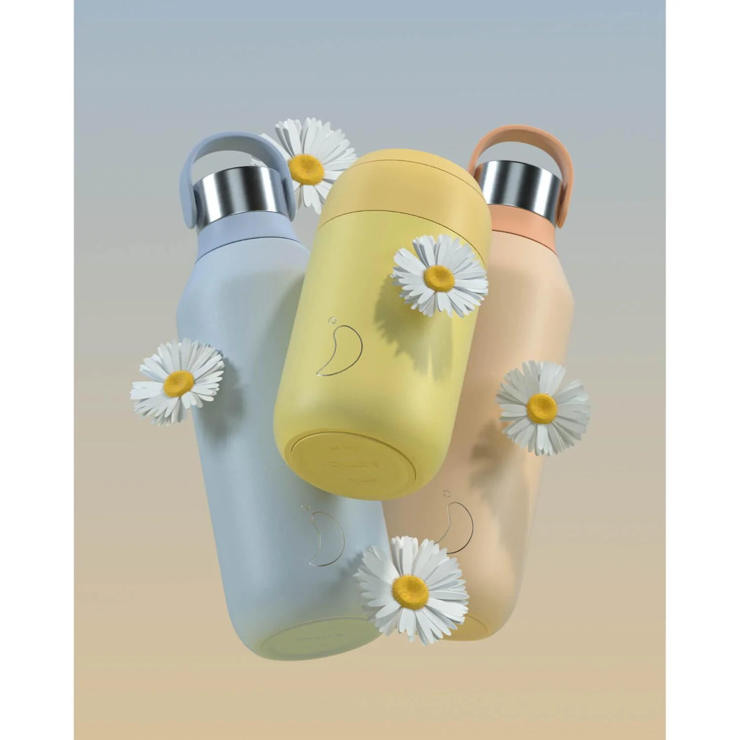 Chilly's Series 2 500ml Hydration Reusable Water Bottle & 34cl Coffee Cup Set - Dawn - Image 5
