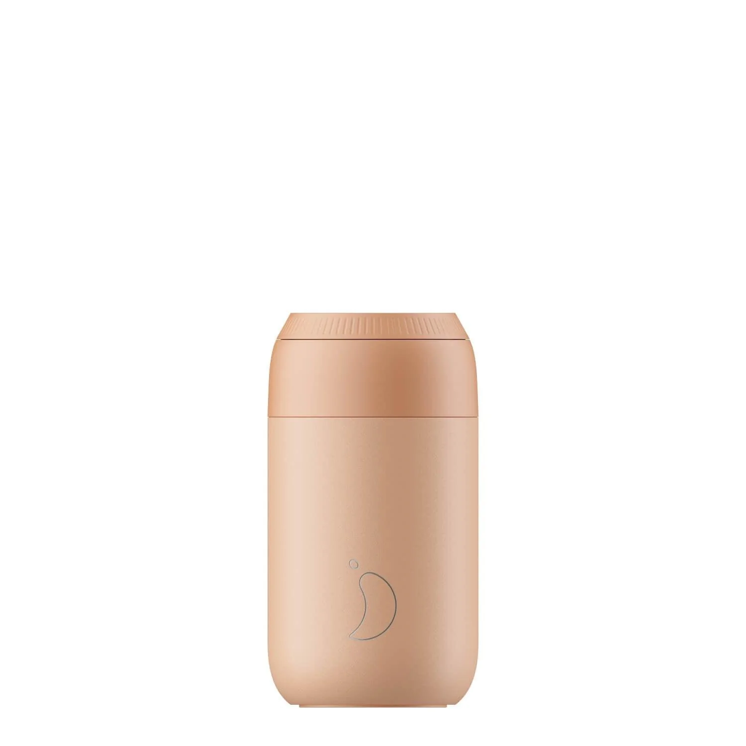 Chilly's Series 2 500ml Hydration Reusable Water Bottle & 34cl Coffee Cup Set - Peach Orange - Image 3