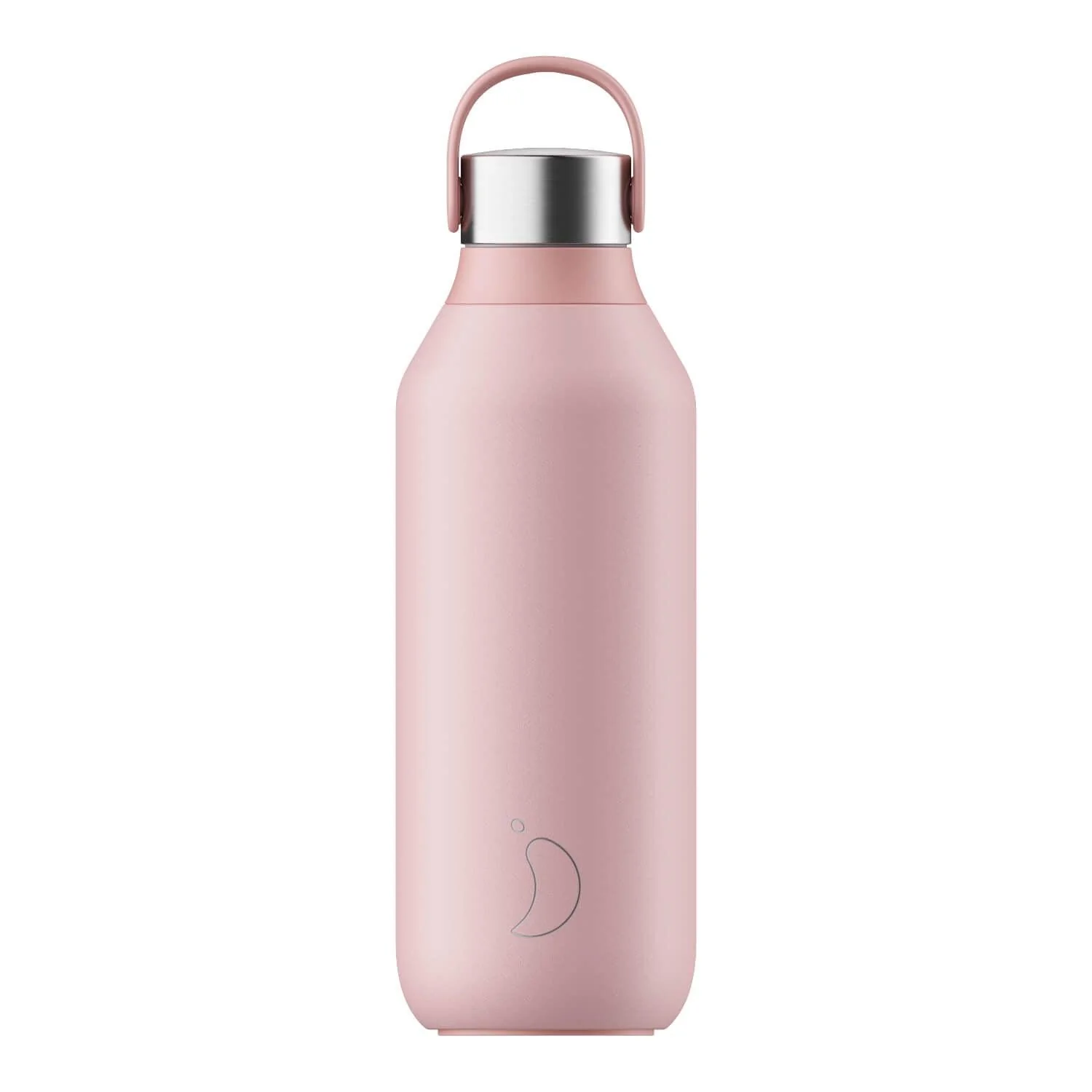 Chilly's Series 2 500ml Reusable Water Bottle - Blush Pink