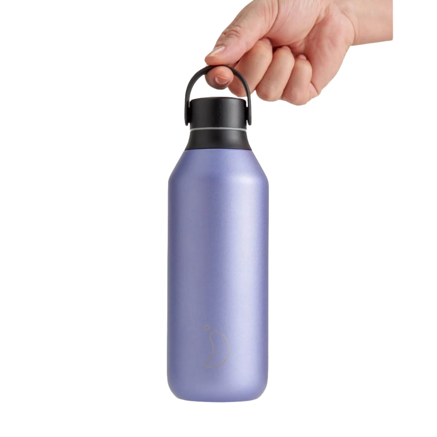 Chilly's Series 2 500ml Reusable Water Bottle - Matte Metallic Lavender - Image 4