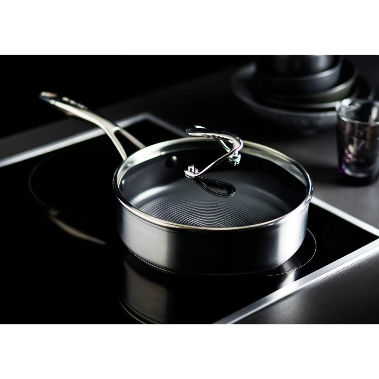 Circulon C-Series SteelShield Non-Stick Saucepan Set With Lid - 3 Piece - Image 10