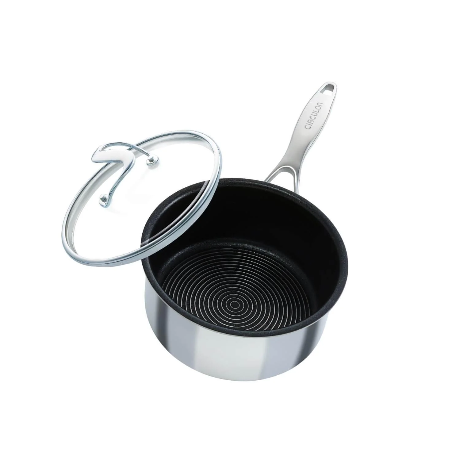 Circulon C-Series SteelShield Non-Stick Saucepan Set With Lid - 3 Piece - Image 5