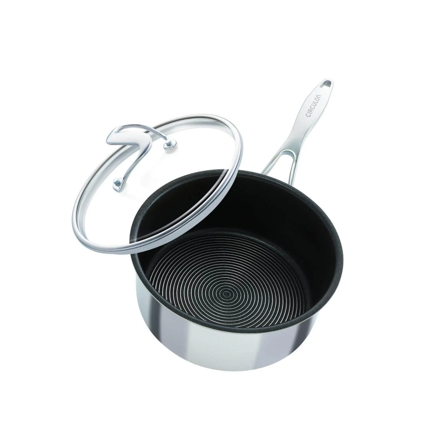 Circulon C-Series SteelShield Non-Stick Saucepan Set With Lid - 3 Piece - Image 7