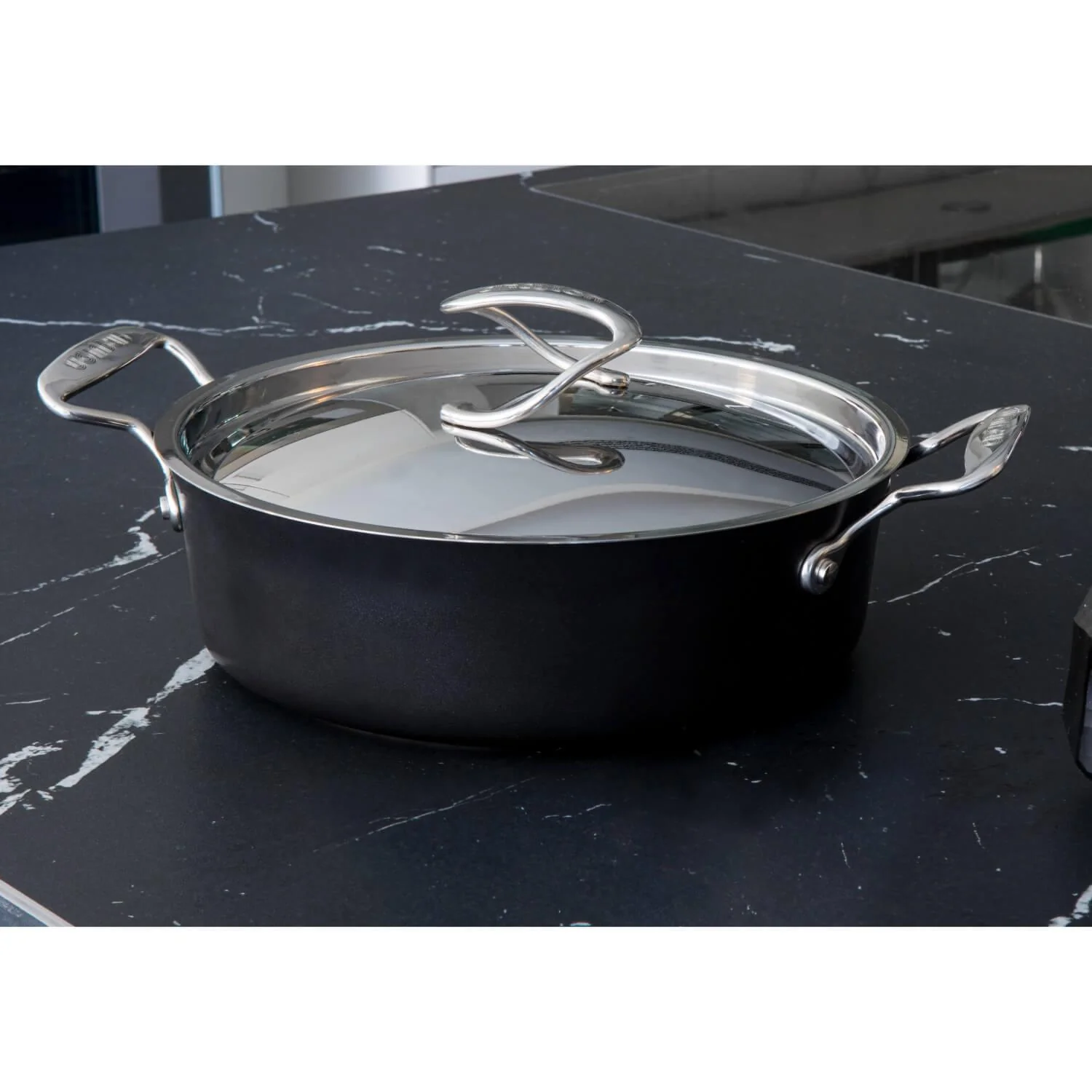 Circulon Style Hard Anodised Non-Stick Sautese Pan - 20cm - Image 3